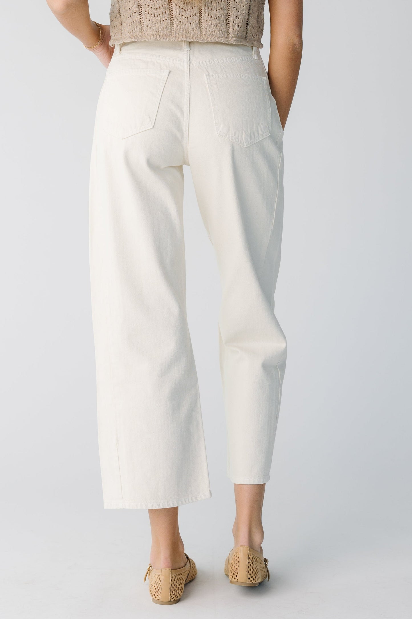 Barrel Jean - Cloud & Eucalyptus WOMEN'S DENIM Just Panmaco Inc.