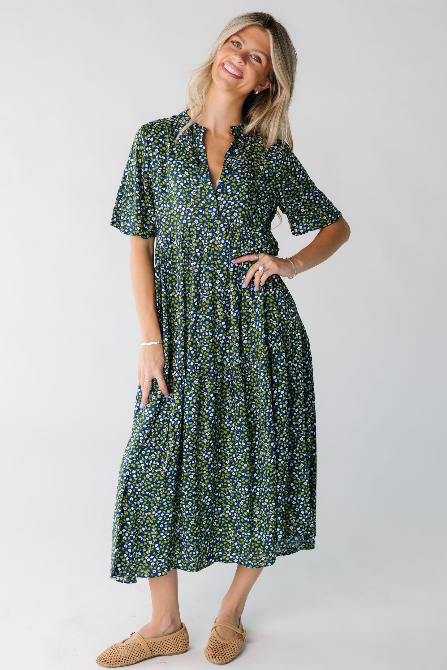 Brass & Roe Pondering Print Dress WOMEN'S DRESS brass & roe