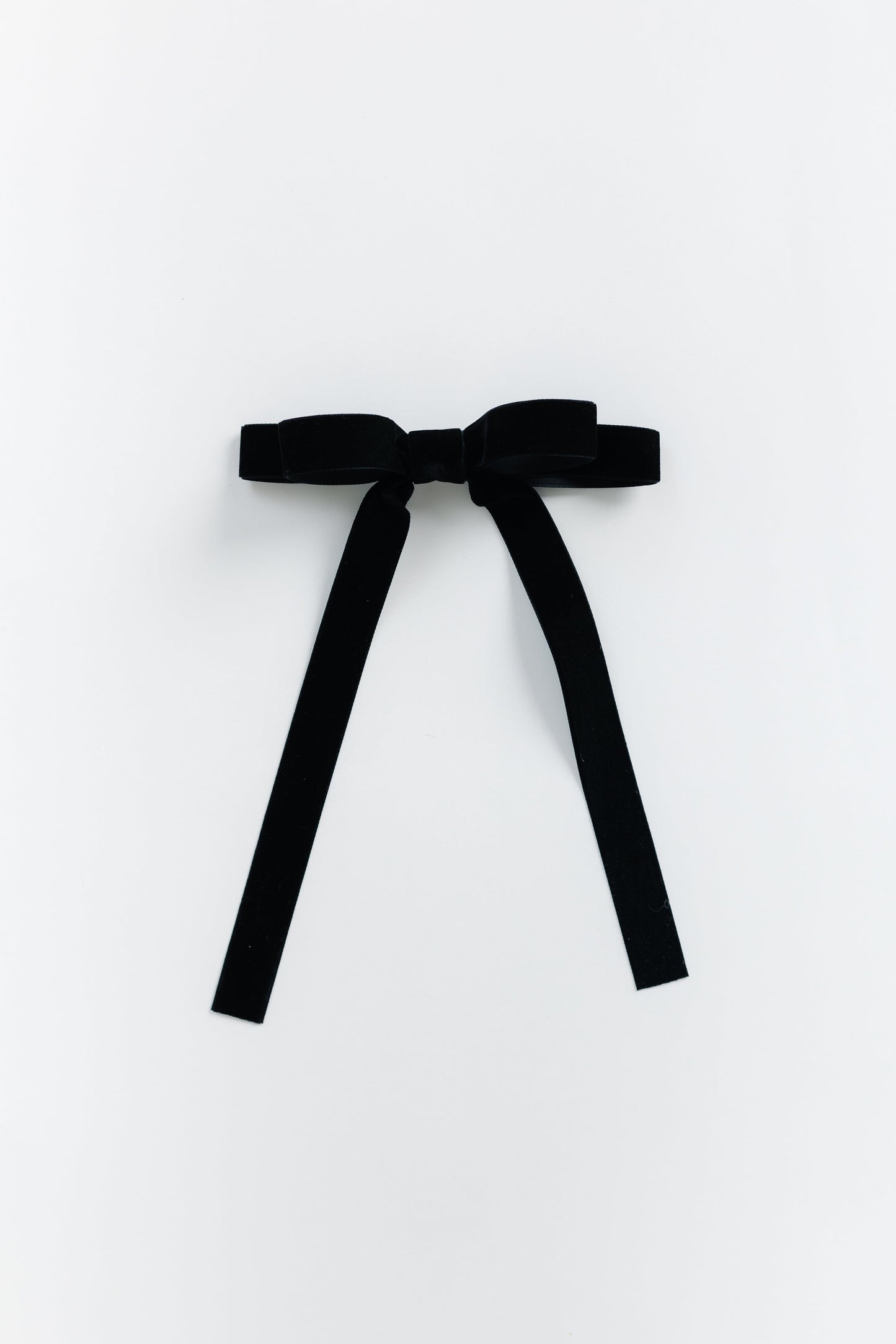 Velvet Hair Bow WOMEN'S HAIR ACCESSORY Cove Accessories Black 6" wide x 8" long