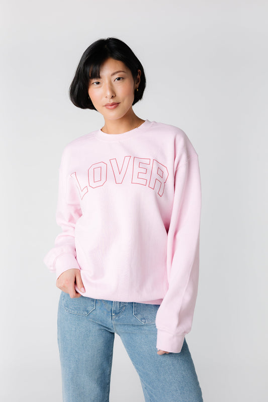 Lover Sweatshirt WOMEN'S SWEATSHIRT Alphia Pink S/M 