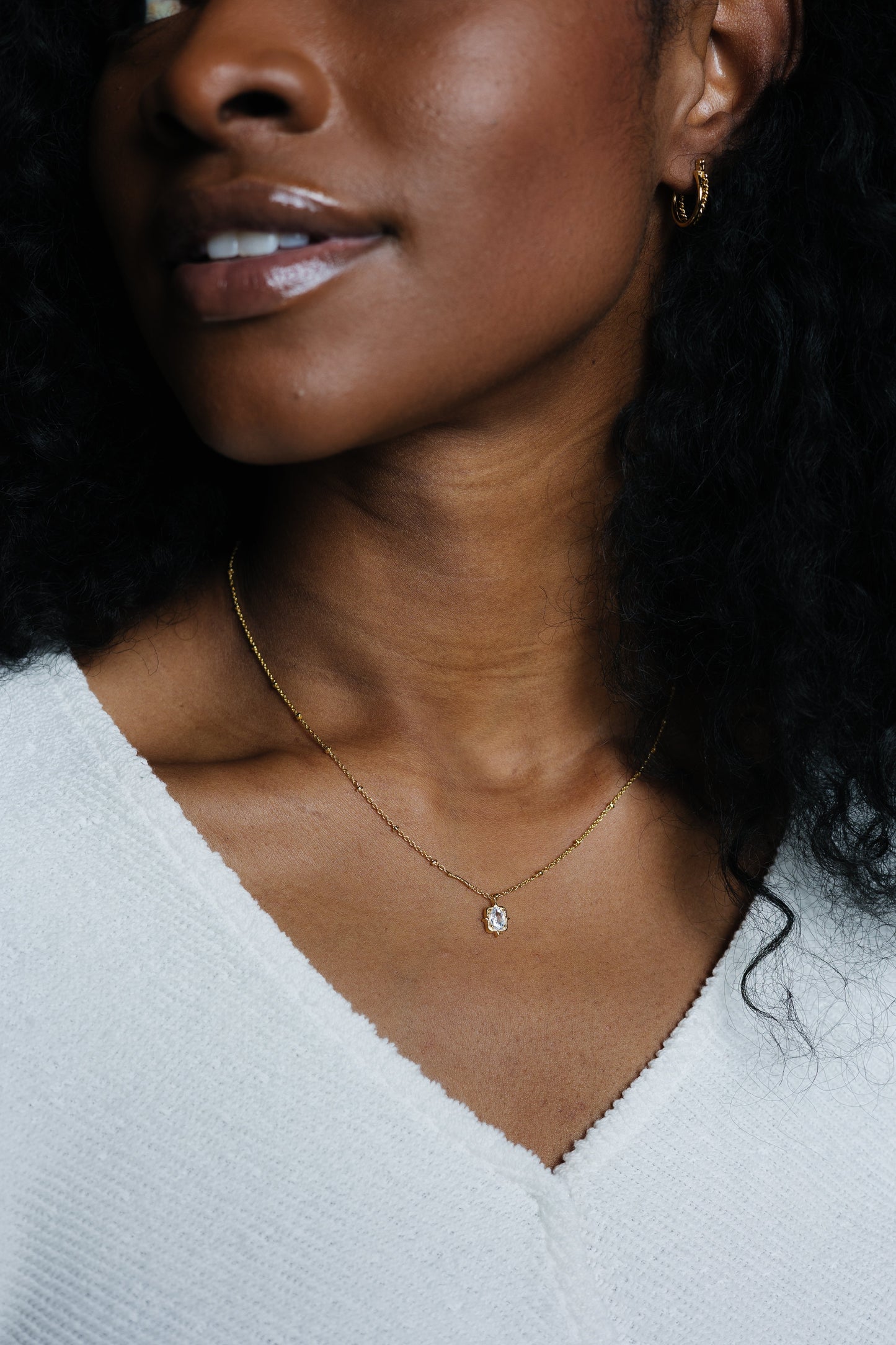 Cove The Reception Stone Necklace WOMEN'S NECKLACE Cove Accessories