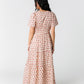 Citrus Shae Print Dress - Peach Print WOMEN'S DRESS Citrus 