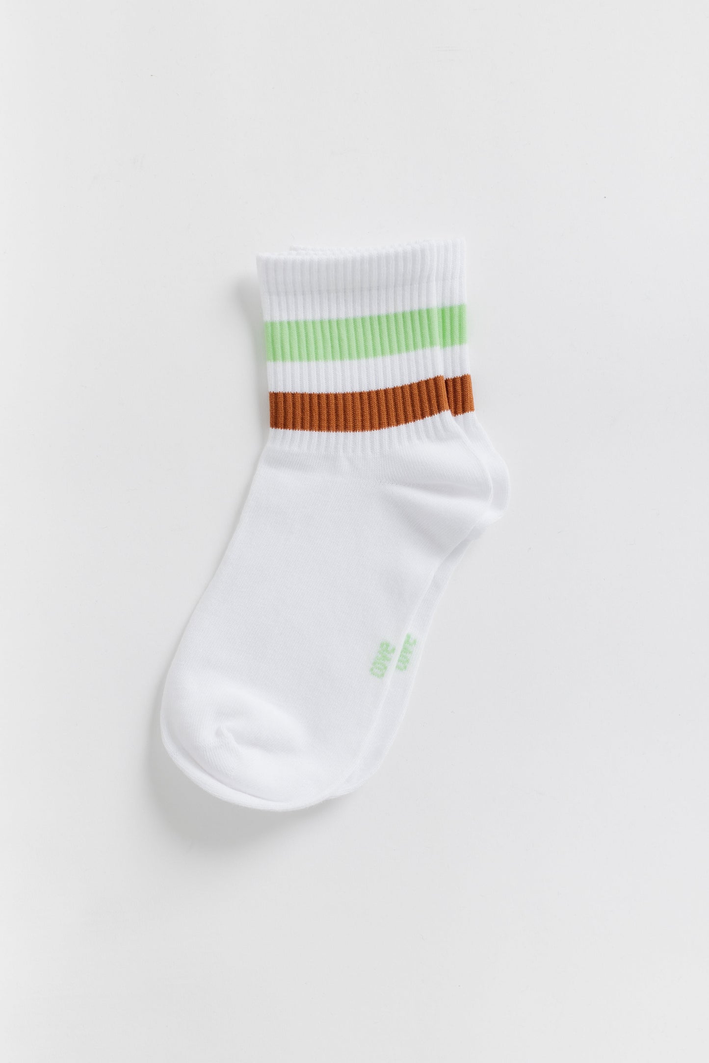 Cove Athletic Quarter Socks WOMEN'S SOCKS Cove Accessories Green/Brown OS 