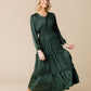 Cali Satin Dress WOMEN'S DRESS Tea N Rose Hunter Green S 
