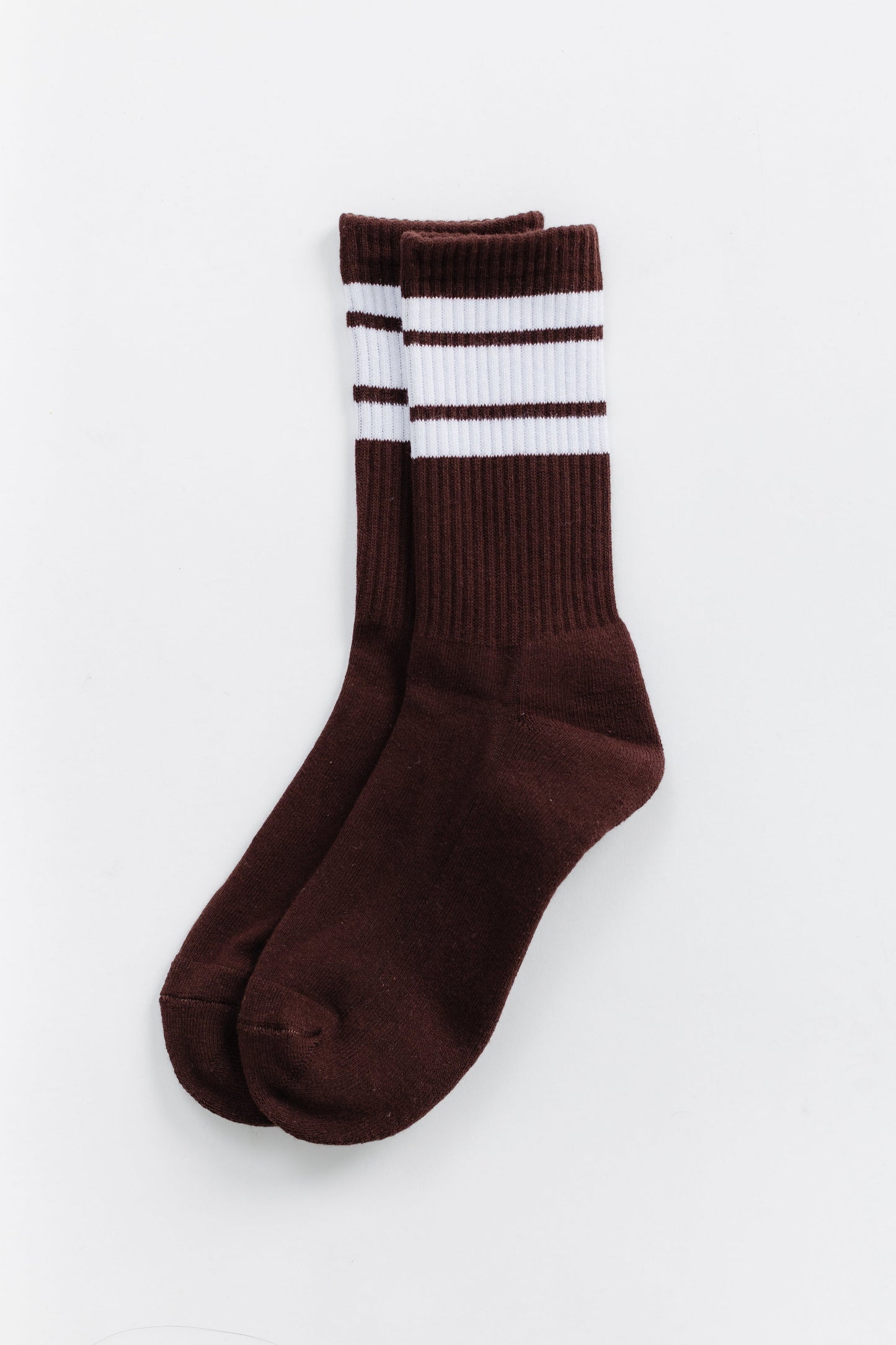 Cove Vail Stripe Socks WOMEN'S SOCKS Cove Accessories Brown OS