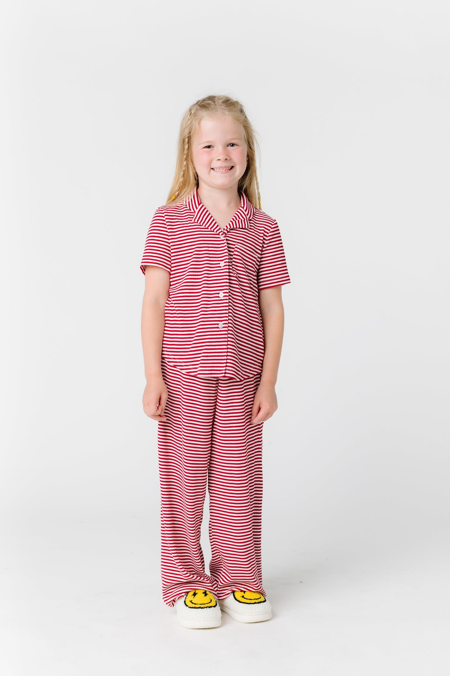 Wide Leg Kids Pajama Set KID'S PAJAMAS brass & roe 