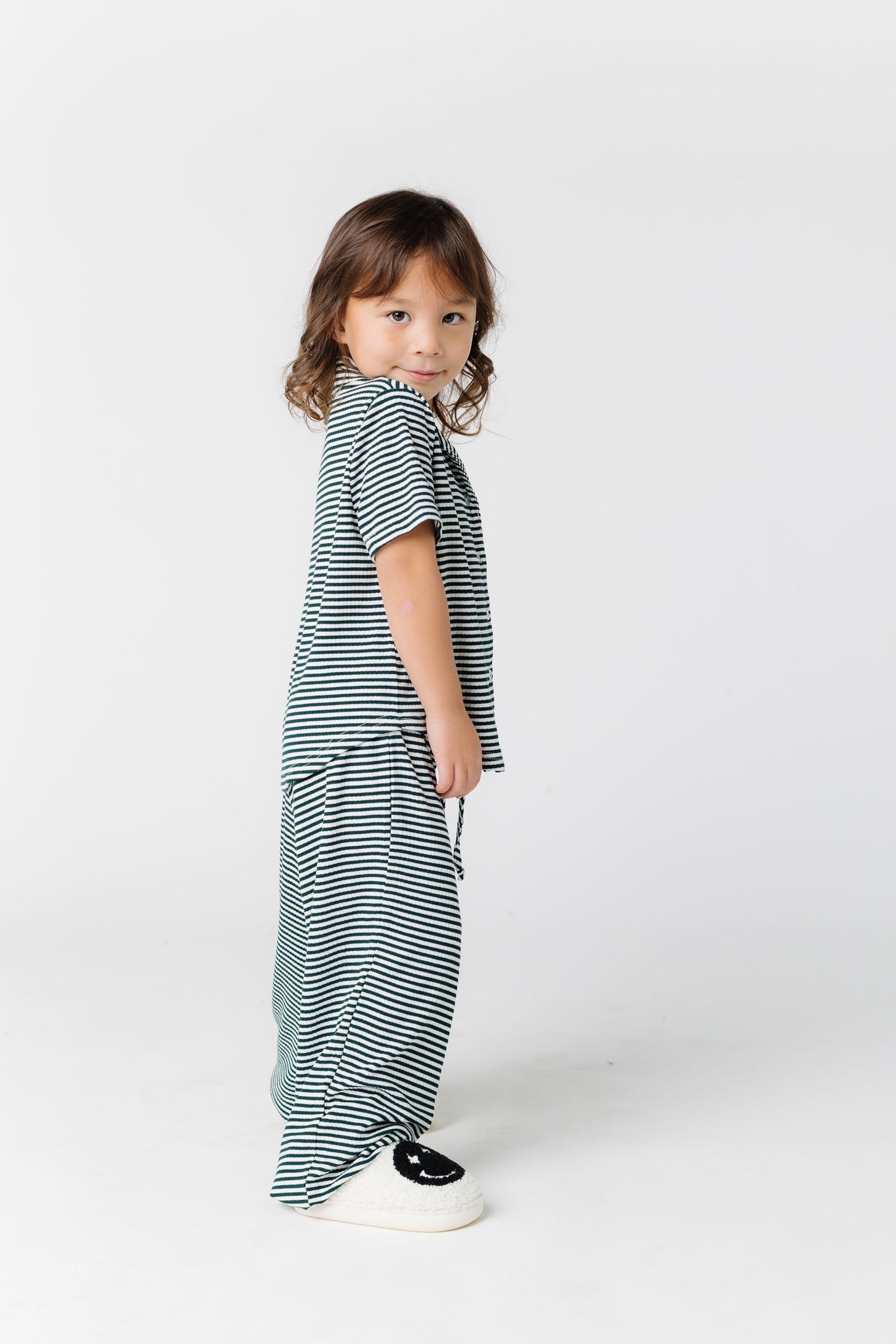 Wide Leg Kids Pajama Set KID'S PAJAMAS brass & roe 