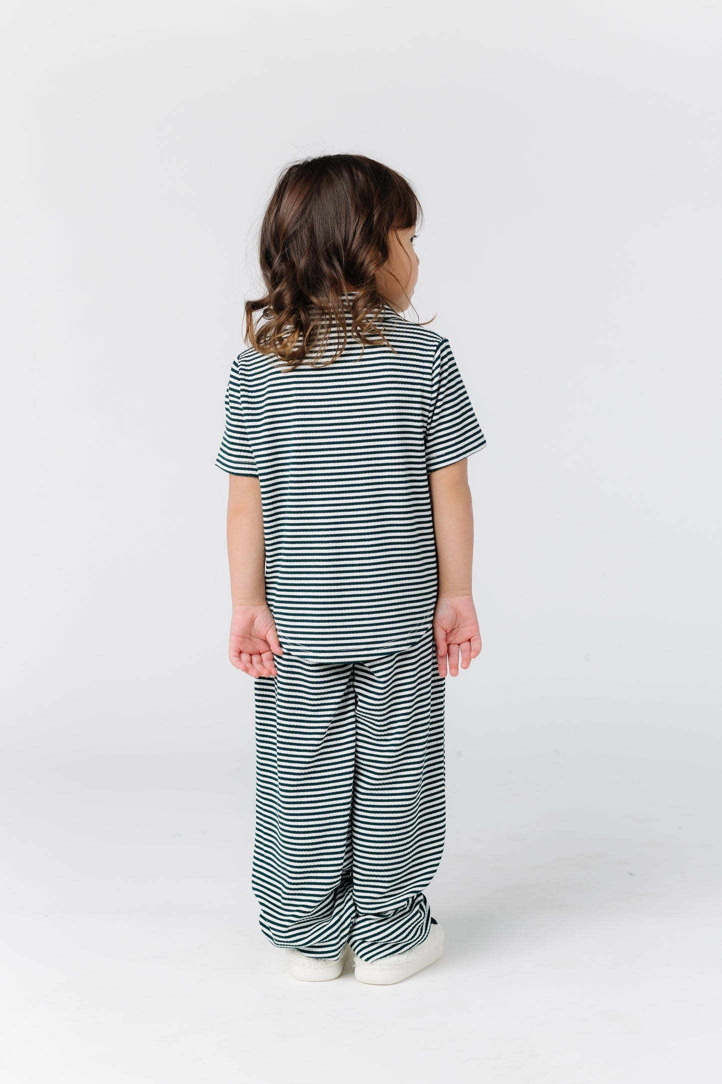 Wide Leg Kids Pajama Set KID'S PAJAMAS brass & roe 