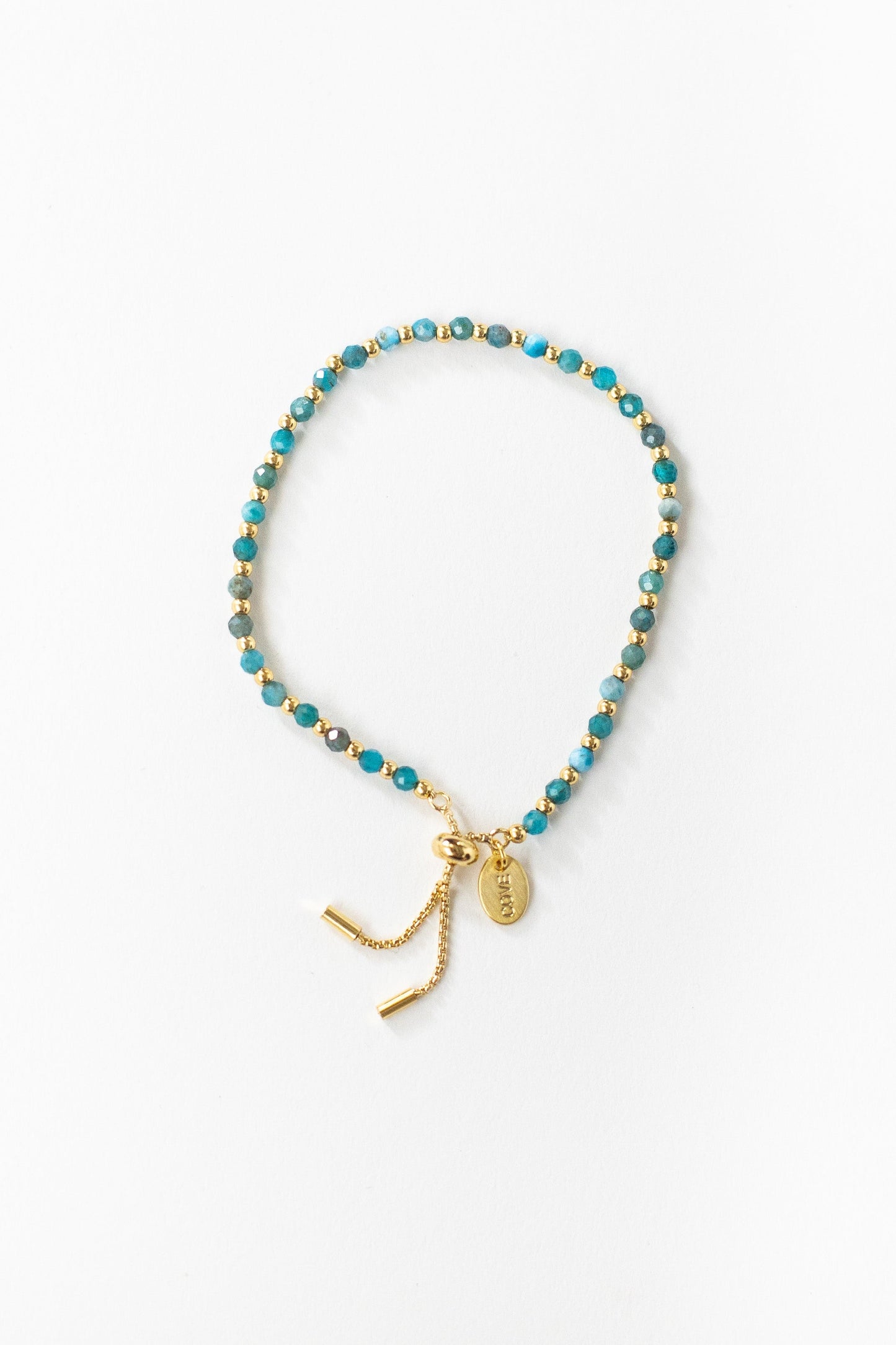 Delicate Layering bracelet - Emerald Blue Women & Kids Bracelet Cove Emerald Blue 0-6 Month 