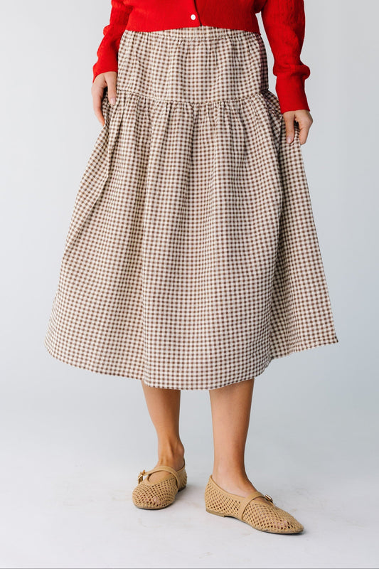 The Norma Gingham Skirt WOMEN'S SKIRTS Things Between