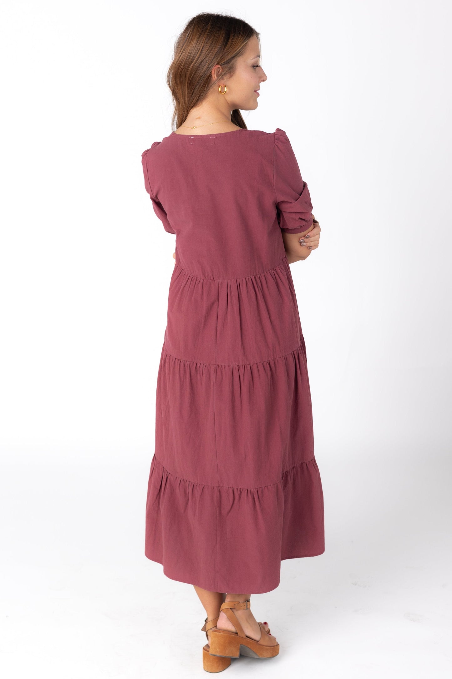 Brass & Roe Jayden V-Neck Dress WOMEN'S DRESS brass & roe