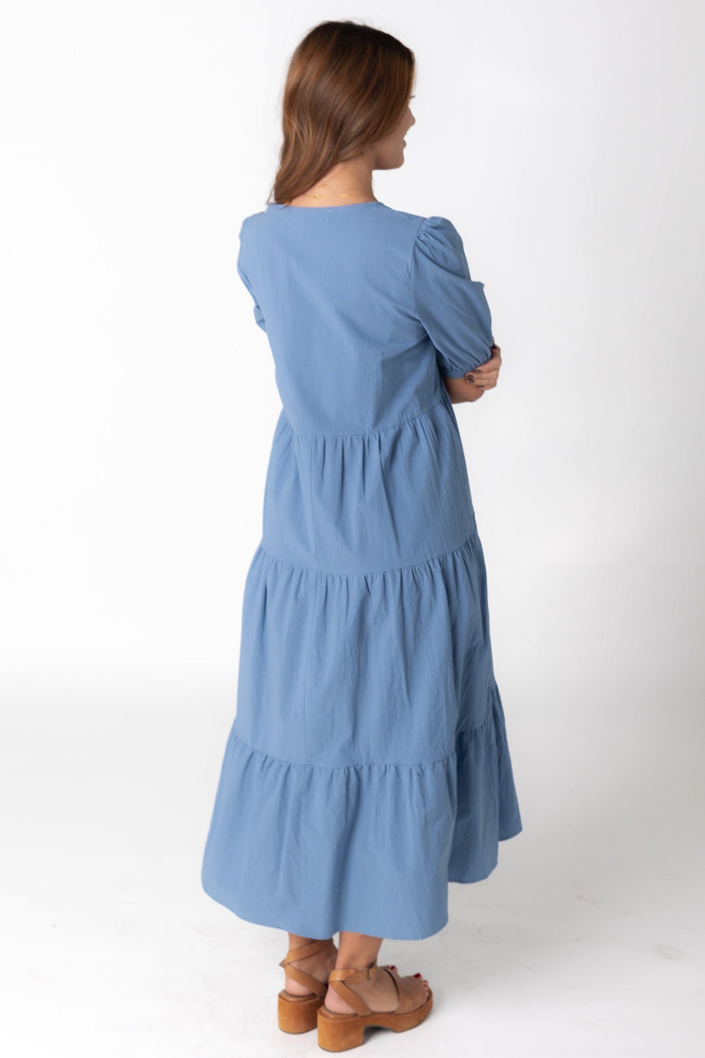 Brass & Roe Jayden V-Neck Dress WOMEN'S DRESS brass & roe