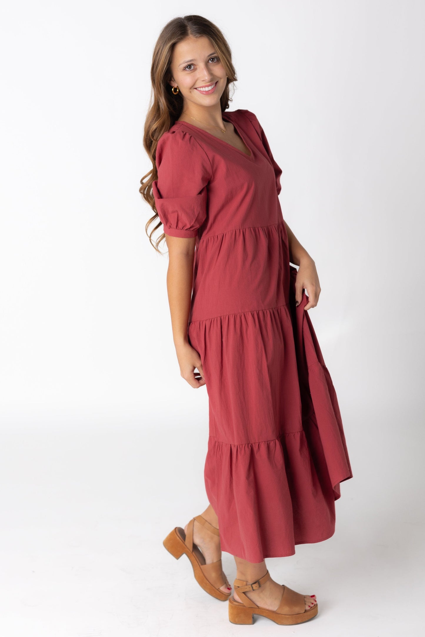 Brass & Roe Jayden V-Neck Dress WOMEN'S DRESS brass & roe