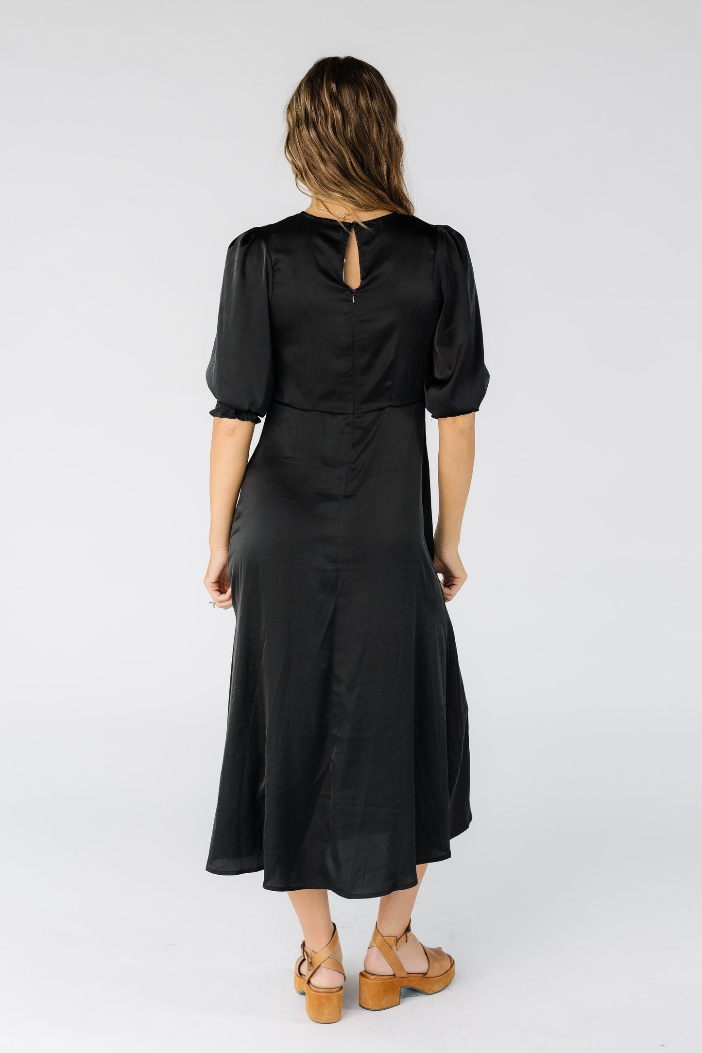 Brass & Roe Charity Satin Dress WOMEN'S DRESS brass & roe