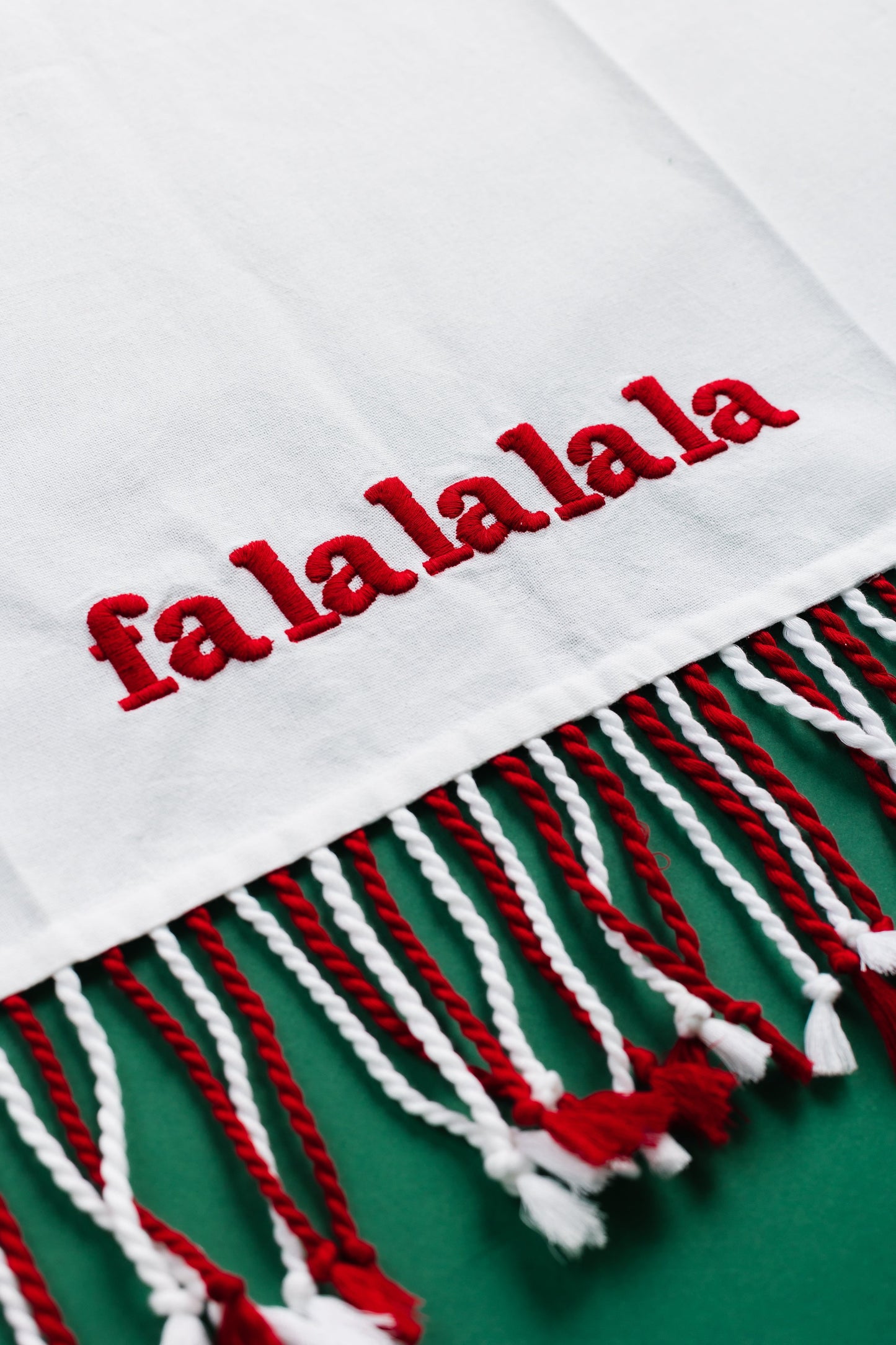 Cove-Falalalala CHRISTMAS HOME DECOR Cove Accessories Falalalala 21" W x 26" L
