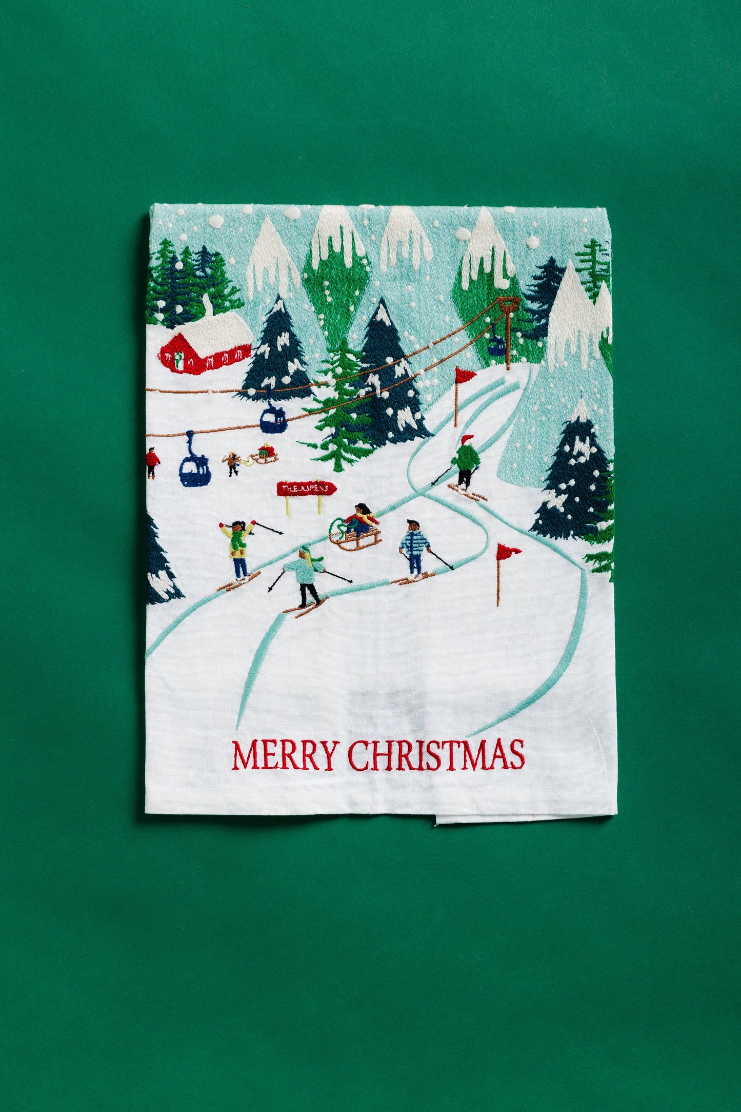 Merry Christmas Dishtowel CHRISTMAS HOME DECOR Cove Accessories Merry Christmas 21" W x 26" L