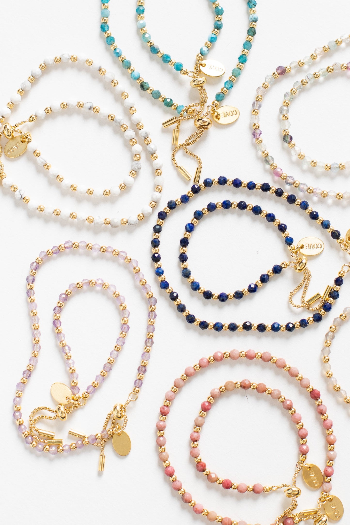 Mom and me bracelets in various colors