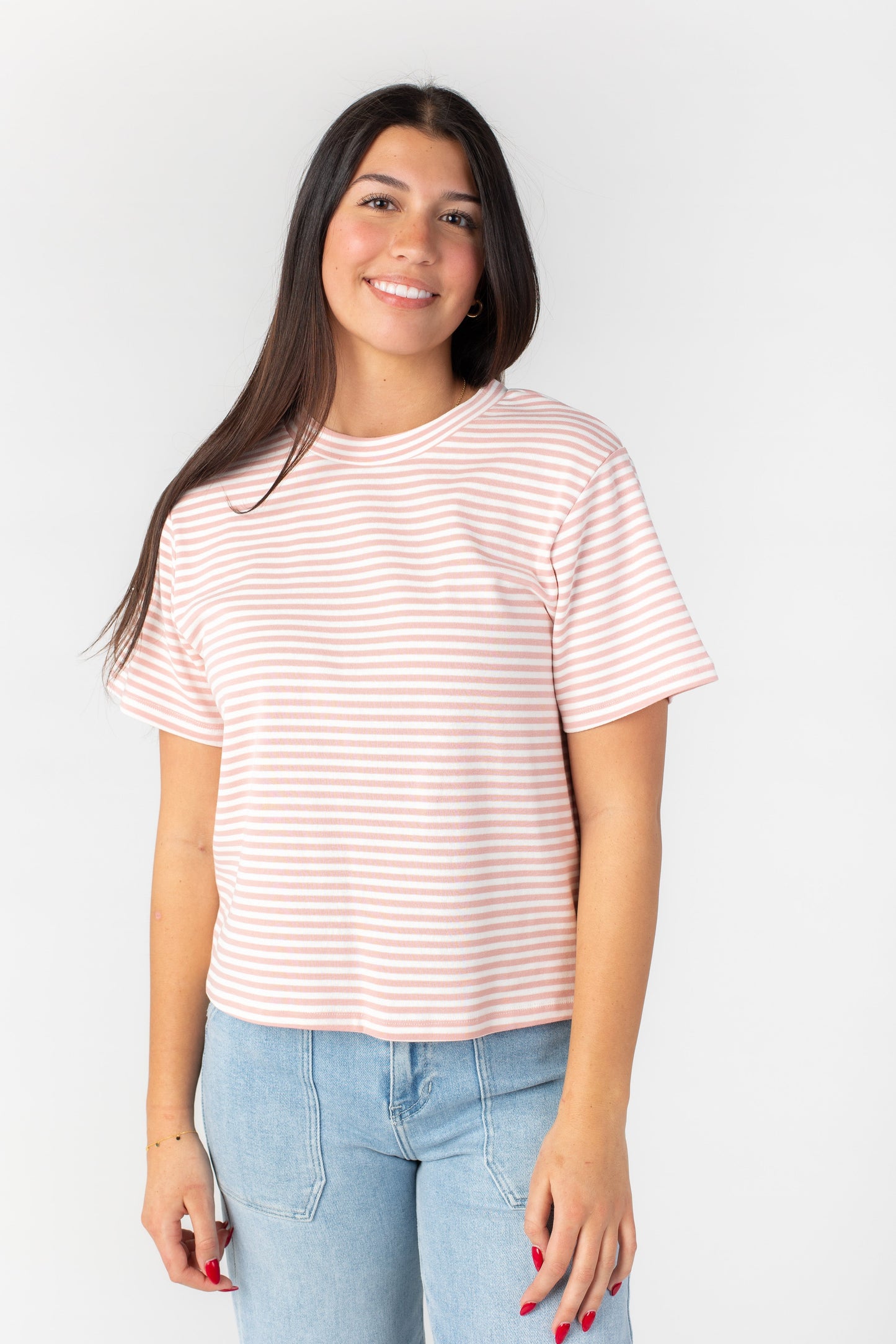 Rolla's Stripe Boxy Tee WOMEN'S T-SHIRT Things Between