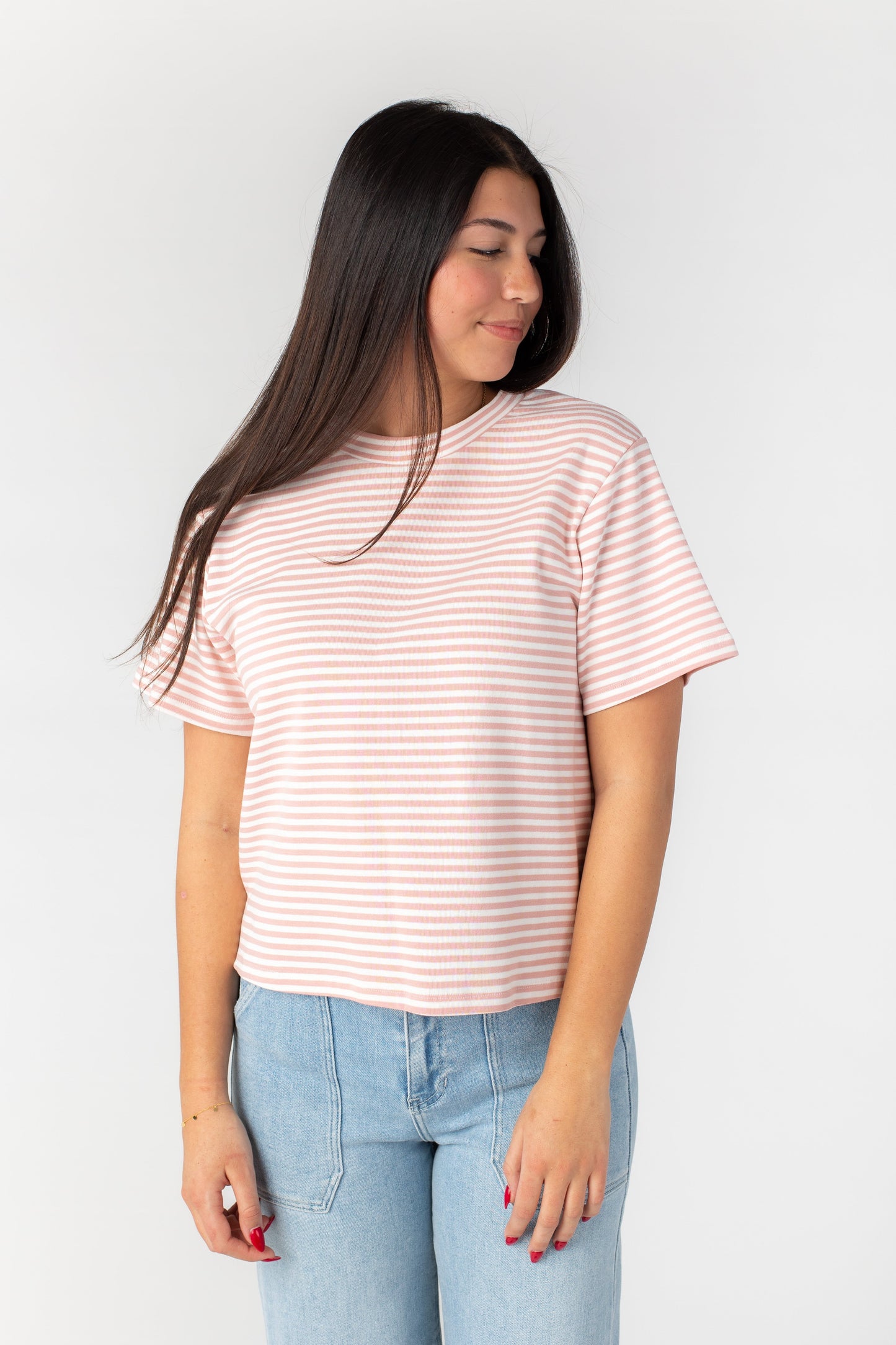 Rolla's Stripe Boxy Tee WOMEN'S T-SHIRT Things Between