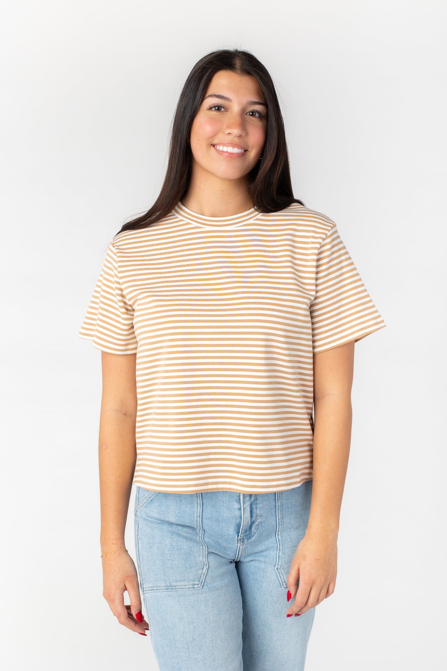 Rolla's Stripe Boxy Tee WOMEN'S T-SHIRT Things Between