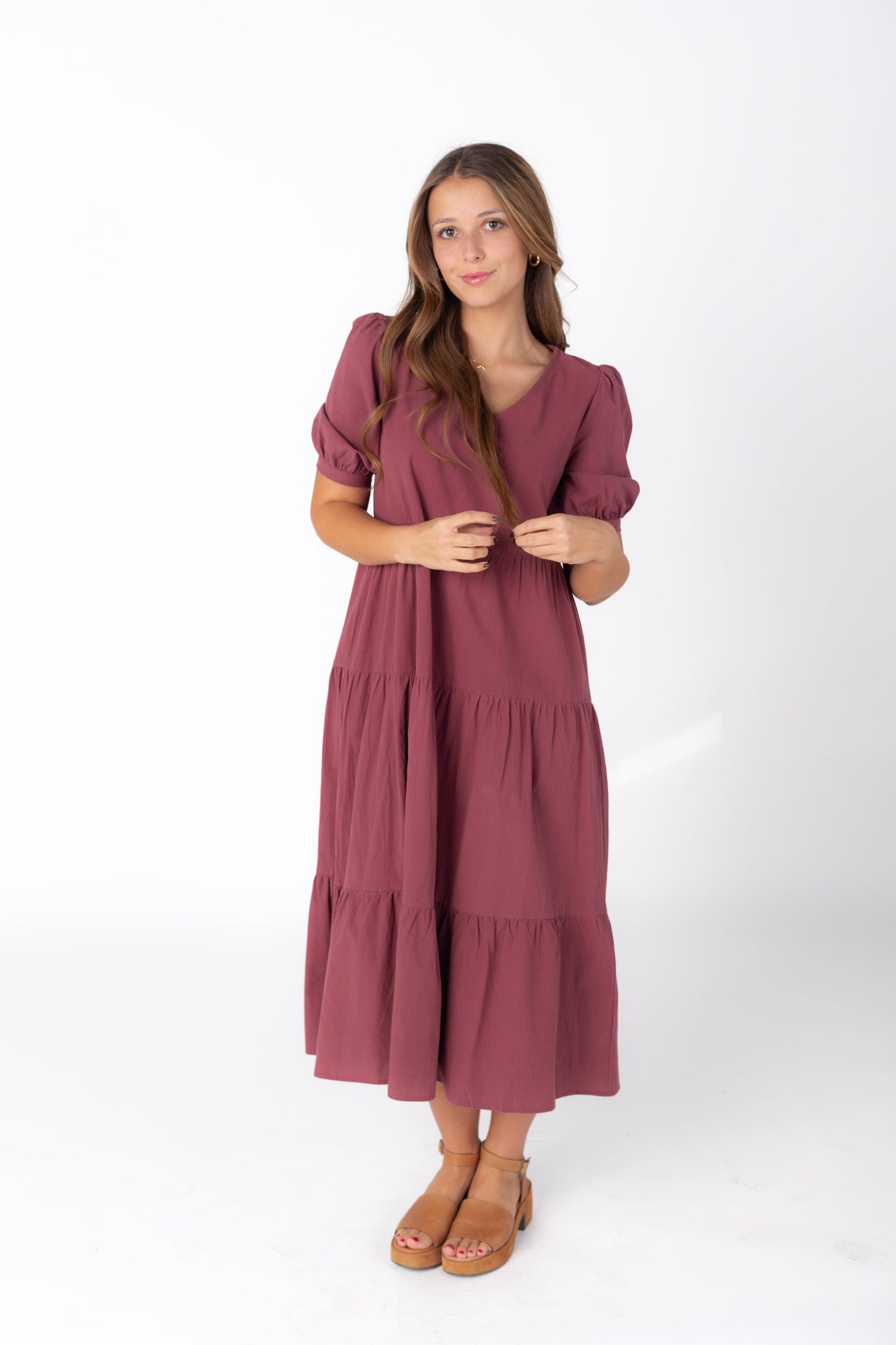 Brass & Roe Jayden V-Neck Dress WOMEN'S DRESS brass & roe