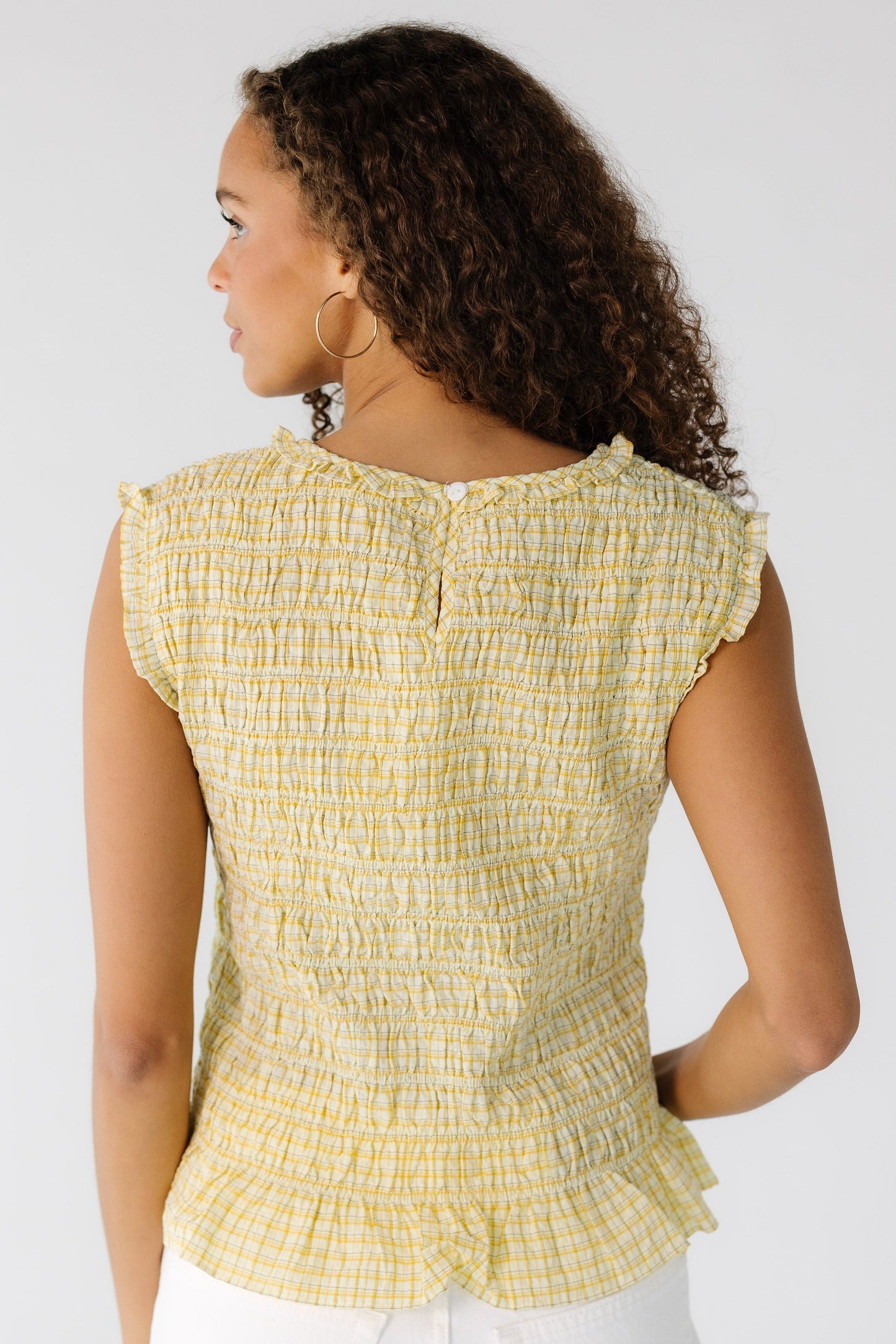 The Rhonda Smocked Sleeveless Top WOMEN'S TOP Mod Ref