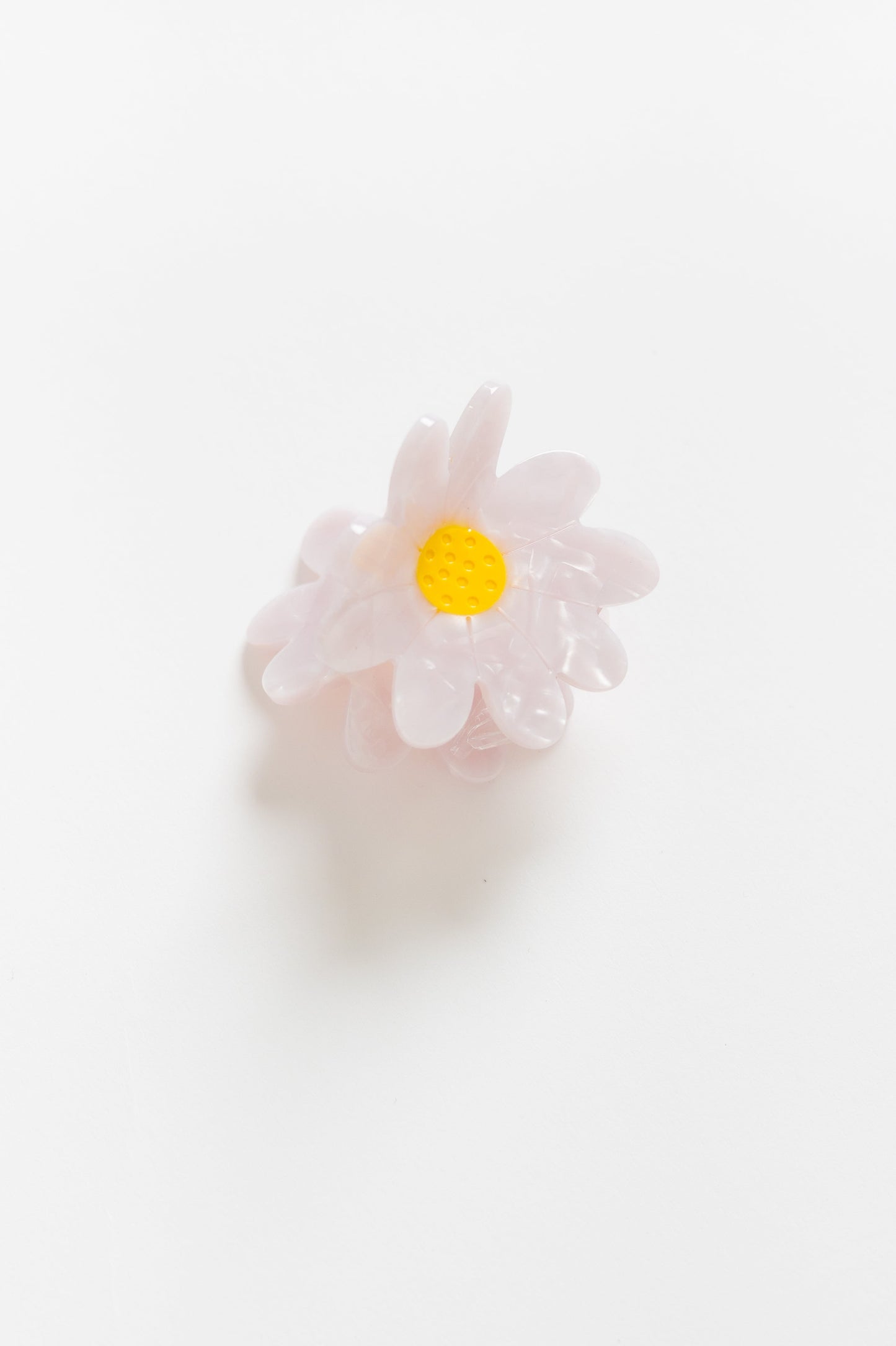 Cove Mini Flower Acetate Claw WOMEN'S HAIR ACCESSORY Cove Accessories White 2 inch
