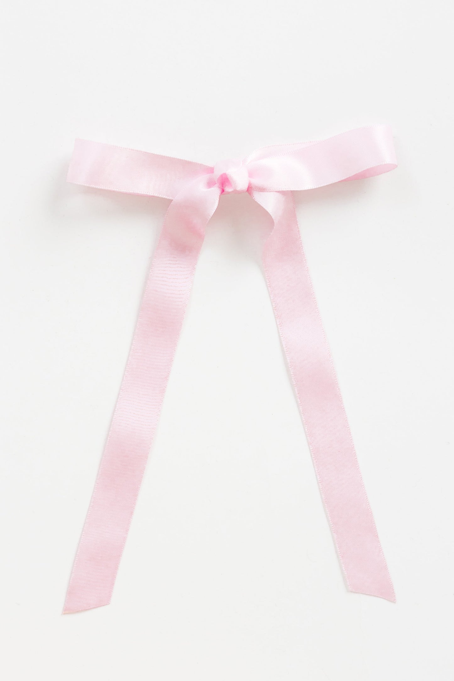 Satin Hair Bow WOMEN'S HAIR ACCESSORY Cove Accessories Ballet Pink 5 1/2" wide x 8" long