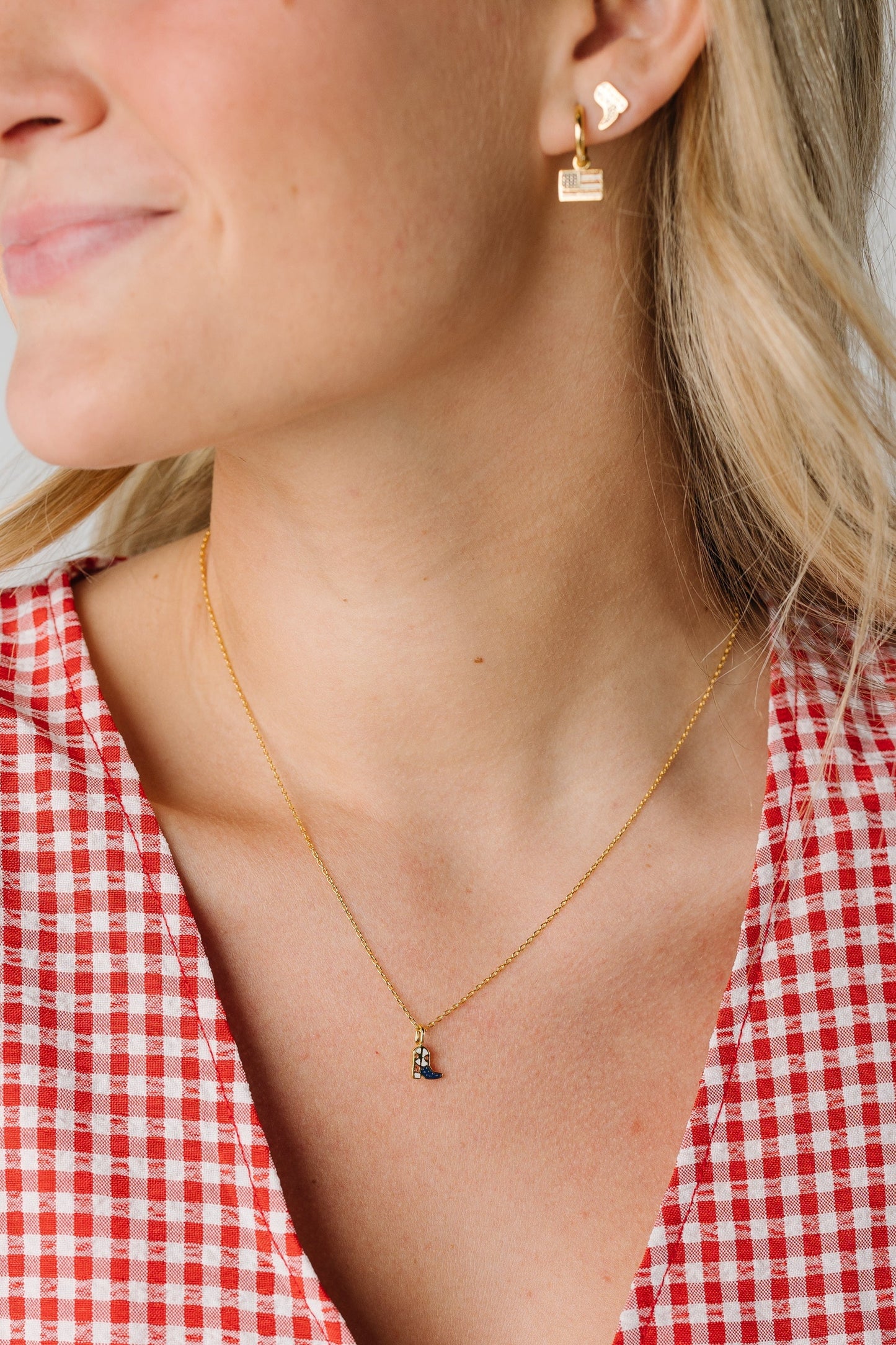 Cove Freedom Cowboy Boot Necklace WOMEN'S NECKLACE Cove Accessories