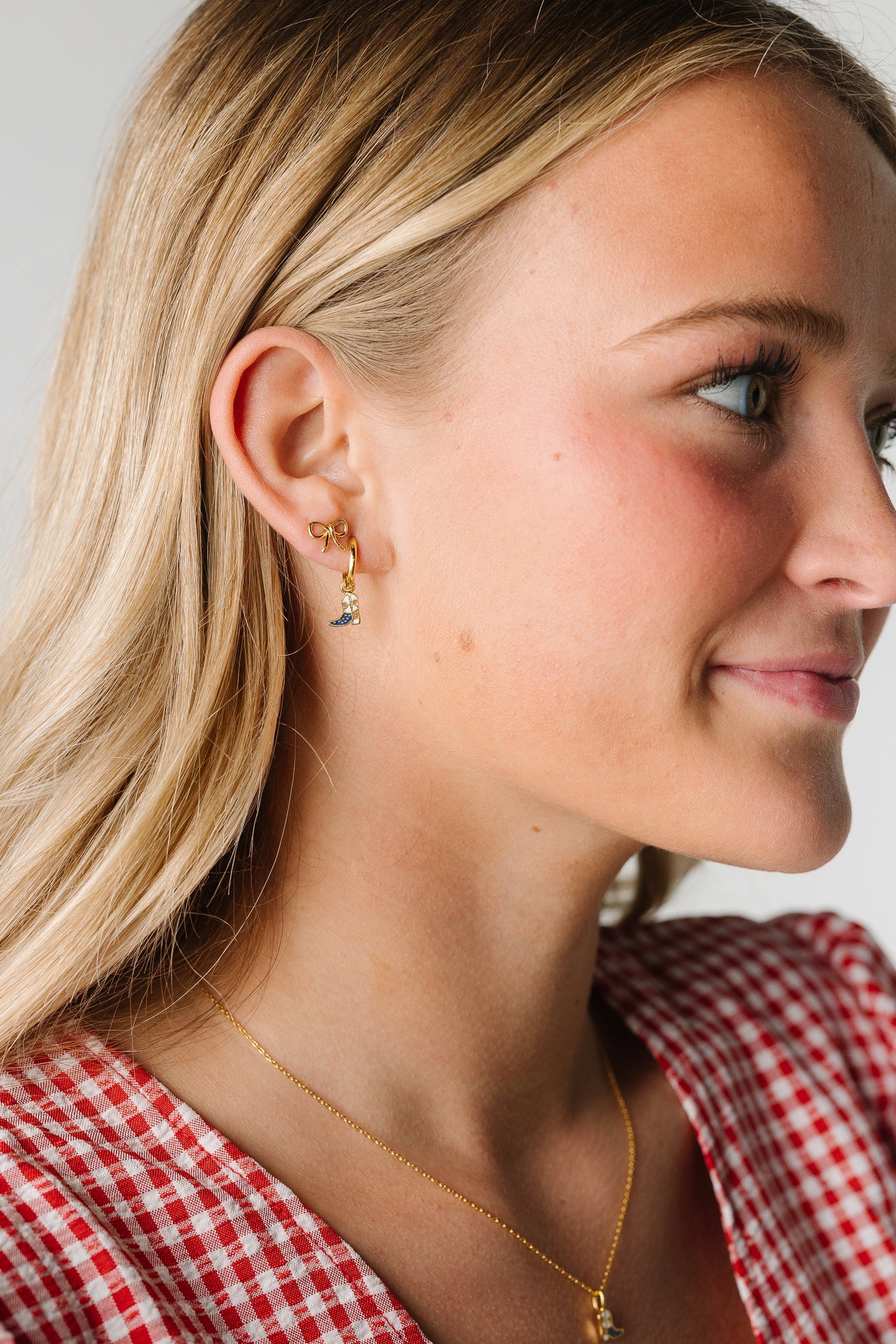 Cove Freedom Cowboy Boot Huggies WOMEN'S EARINGS Cove Accessories