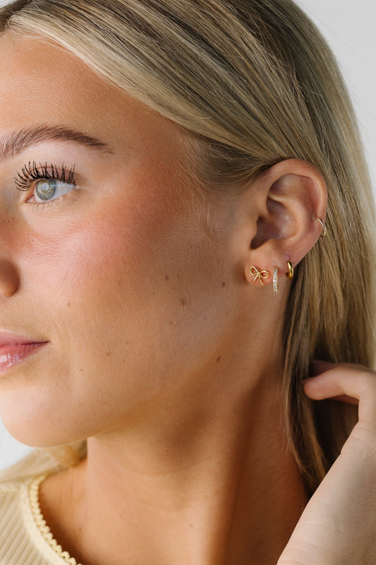 Cove Dainty Bow Stud Earrings WOMEN'S EARINGS Cove Accessories