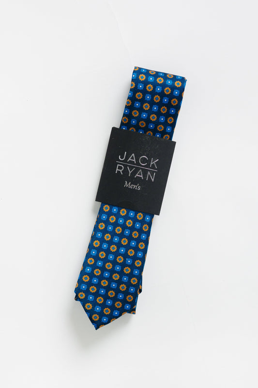 Jack Ryan Sophisticate Tie MEN'S TIE JACK RYAN Navy 58"Lx 2 1/4"W 