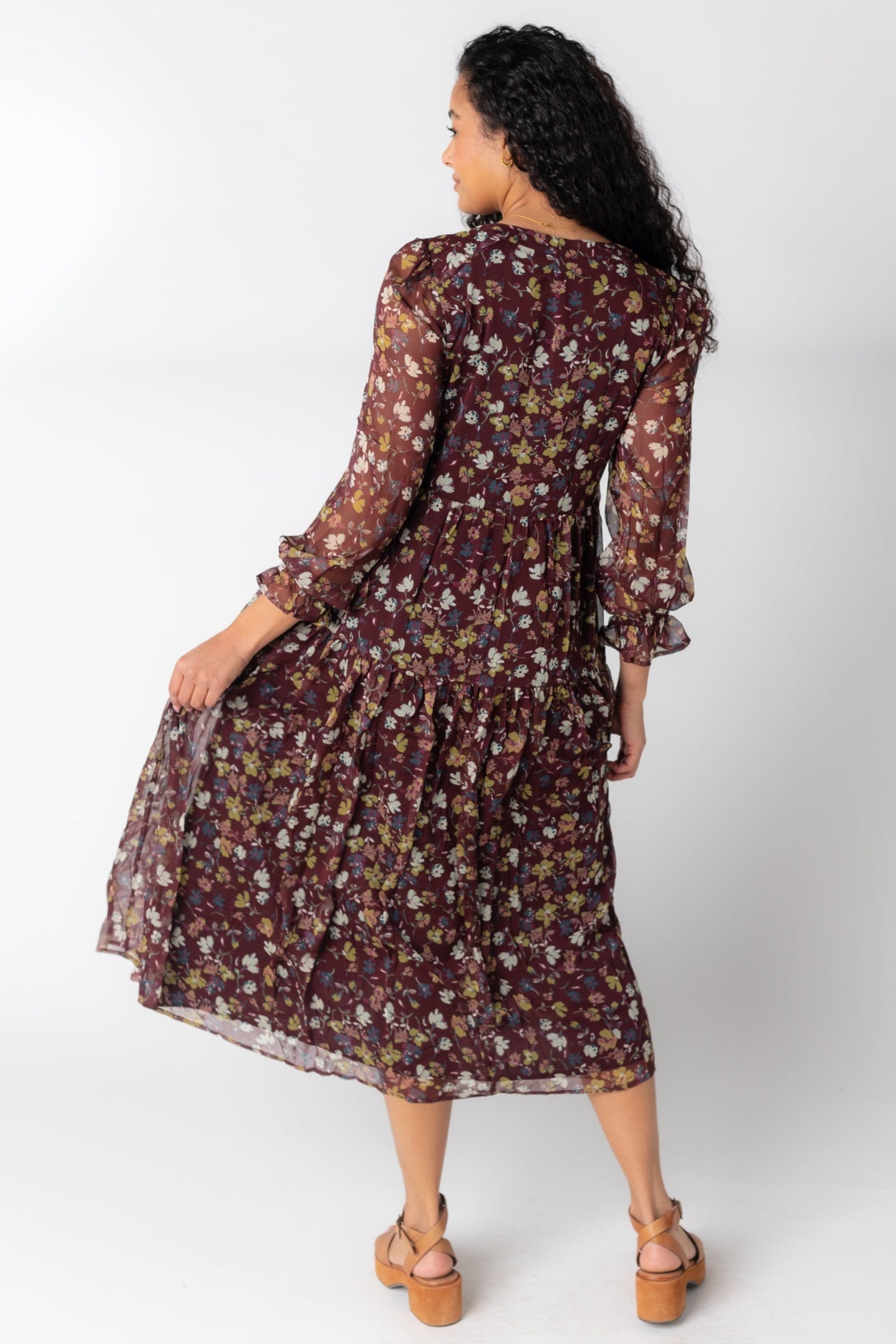 Brass & Roe The Roxi Chiffon Dress WOMEN'S DRESS brass & roe
