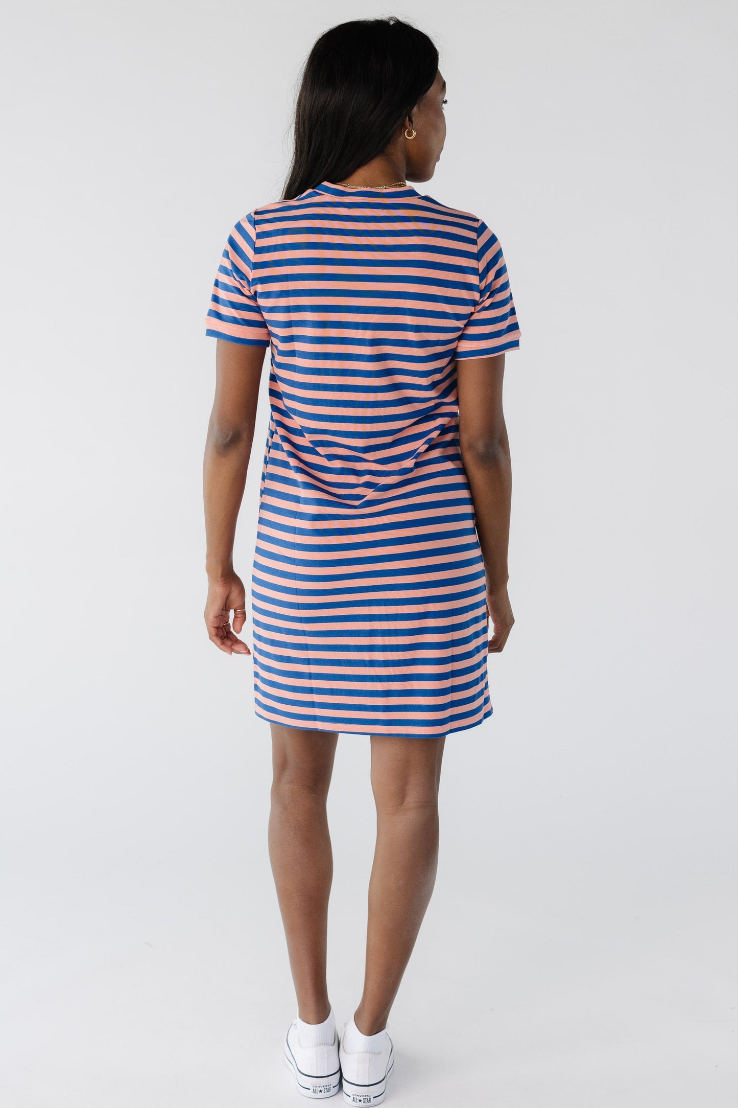 Brass & Roe All Day Stripe T-Shirt Dress WOMEN'S DRESS brass & roe