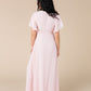 Naples Flutter Sleeve Wrap Dress - Pink WOMEN'S DRESS Arbor 