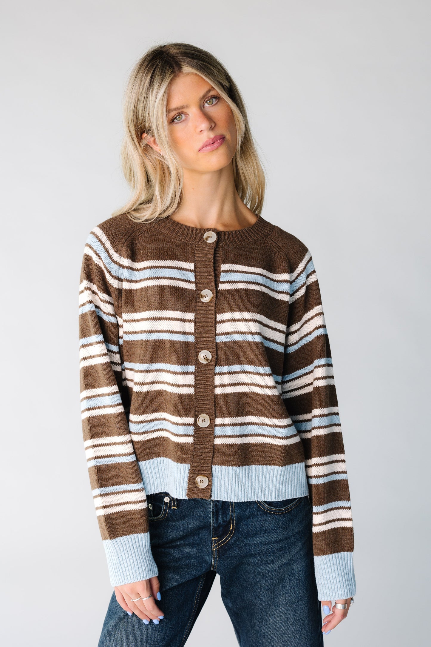 Koko Button Down Cardigan WOMEN'S CARDIGAN Mod Ref