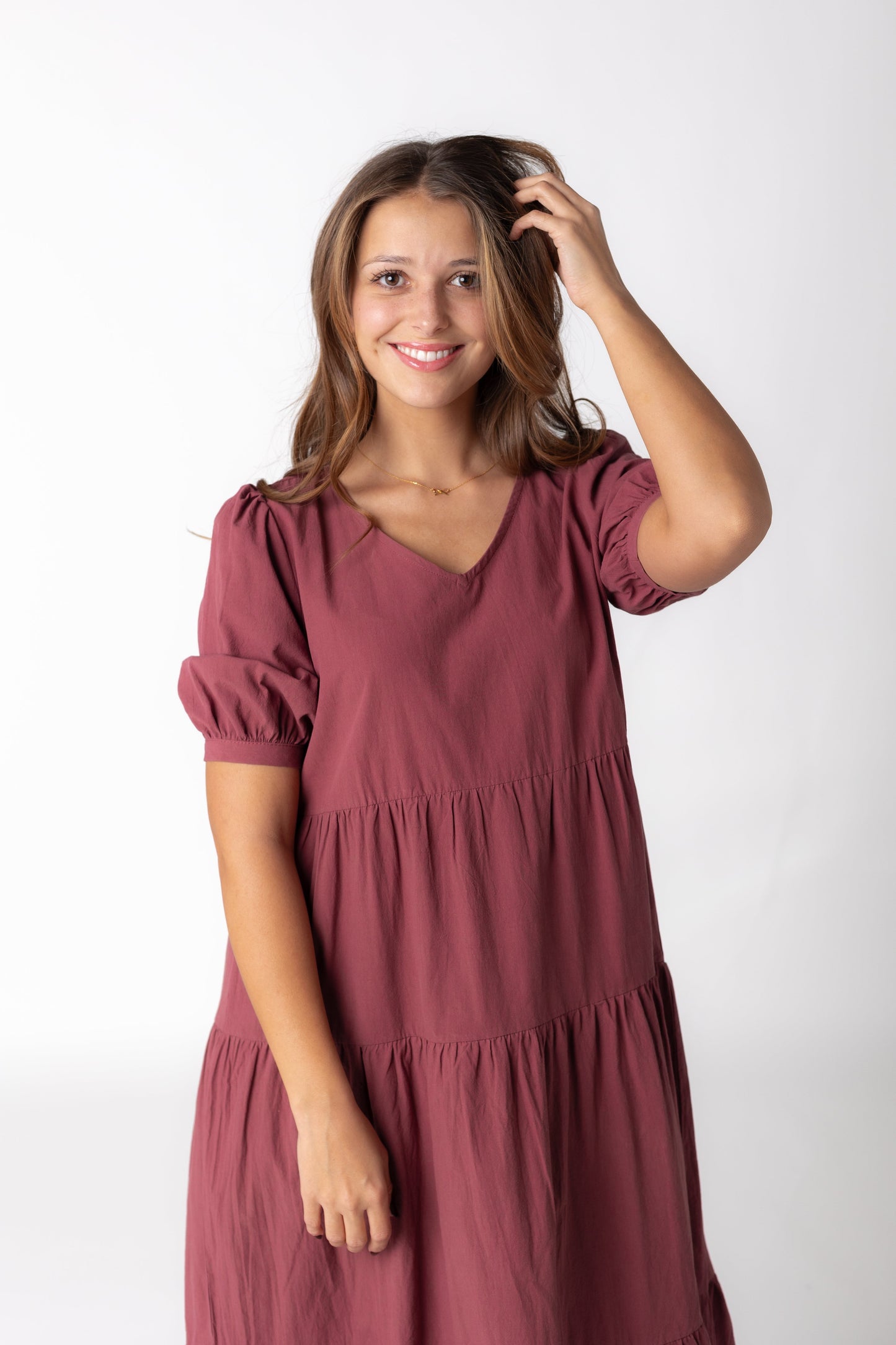 Brass & Roe Jayden V-Neck Dress WOMEN'S DRESS brass & roe