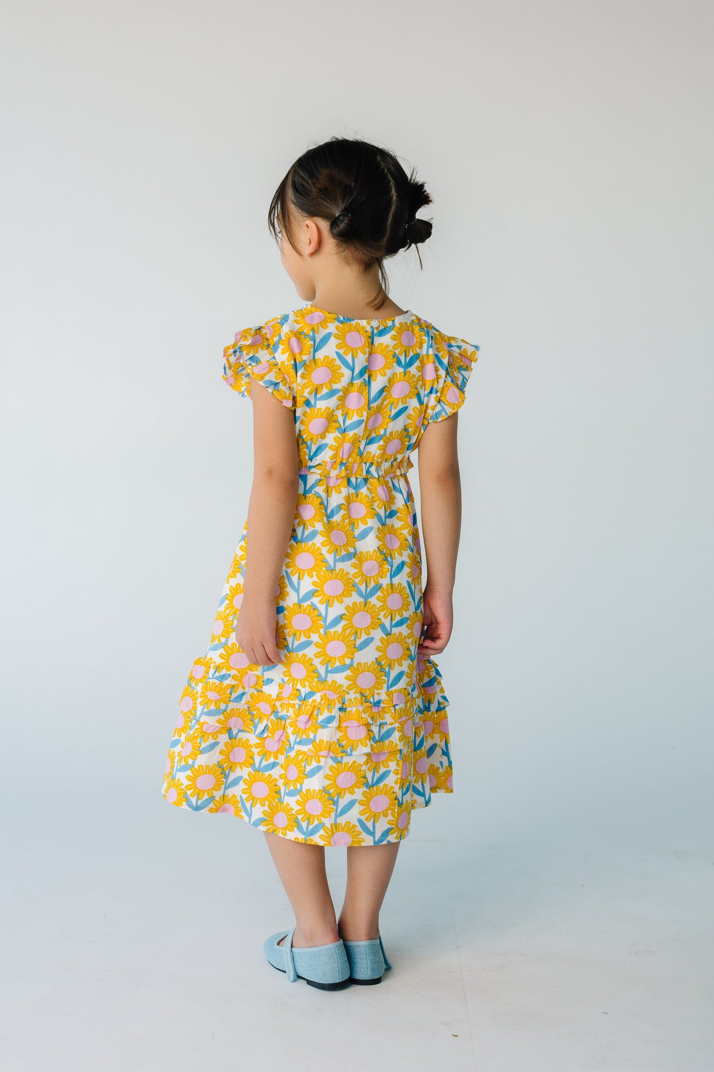 Citrus Summer Sunflower Girl's Dress GIRL'S DRESS Citrus