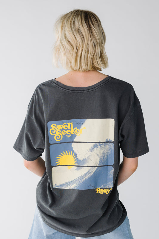 Roxy Swell Seeker in washed black RZ71391AB5GC