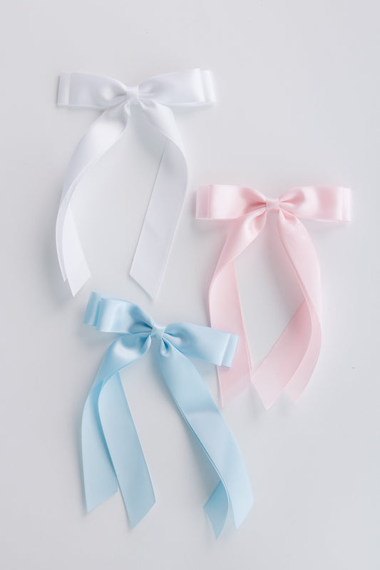 Cove Dressy Petite Double Satin Bow WOMEN'S HAIR ACCESSORY Cove Accessories