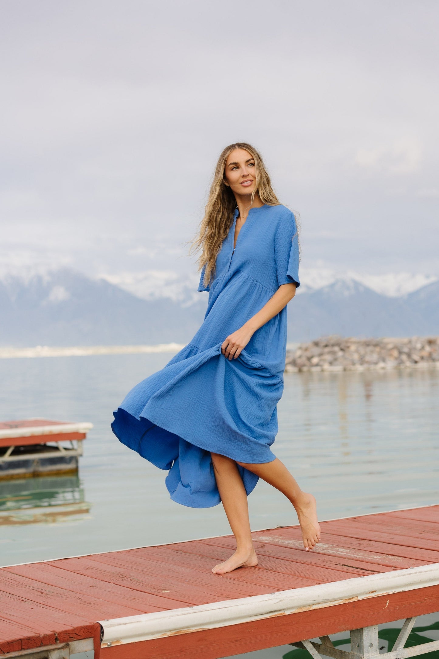 Brass & Roe Pondering Gauze Dress - Summer WOMEN'S DRESS brass & roe
