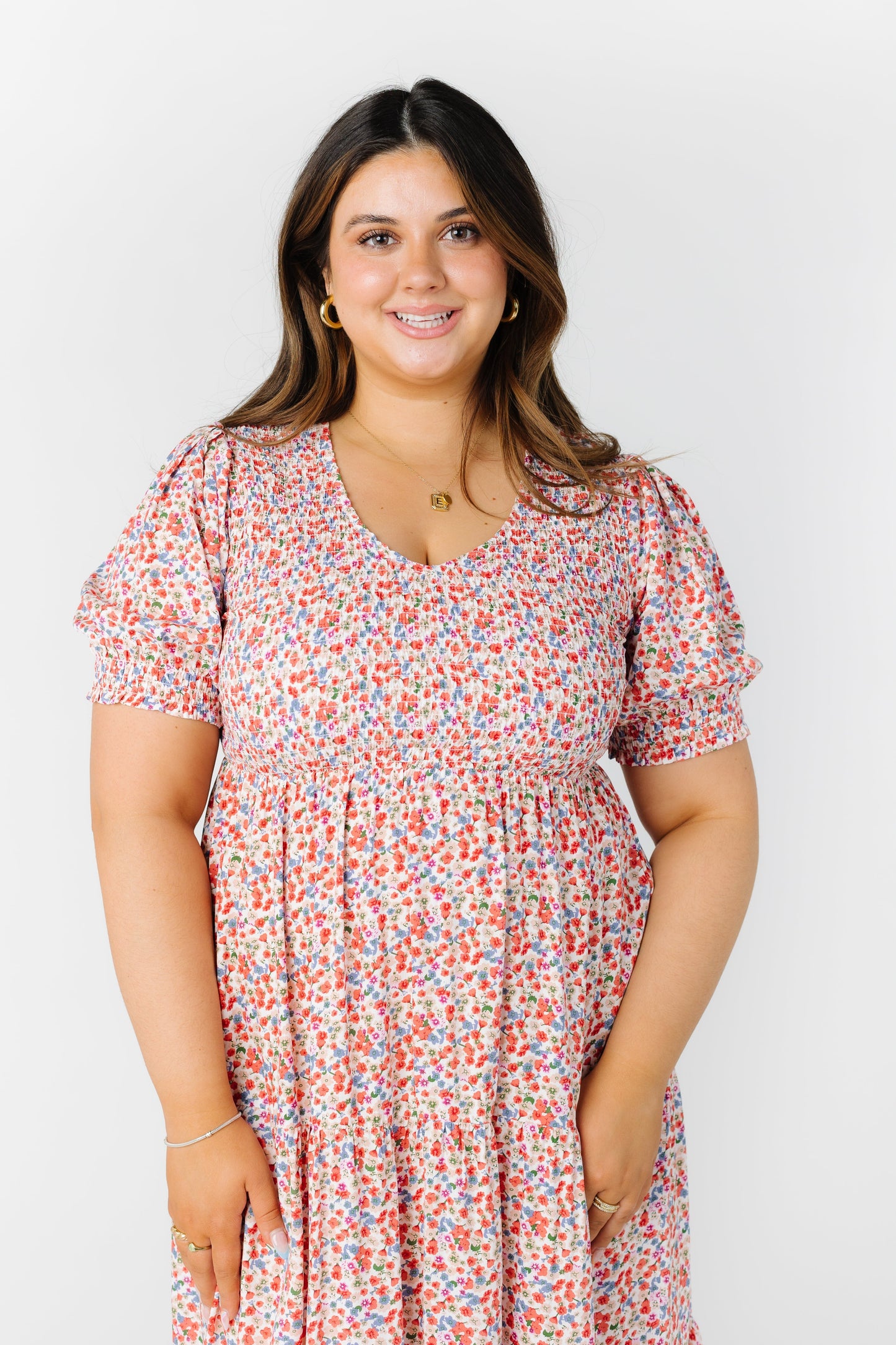 Alison Smocked Dress - Adult WOMEN'S DRESS brass & roe