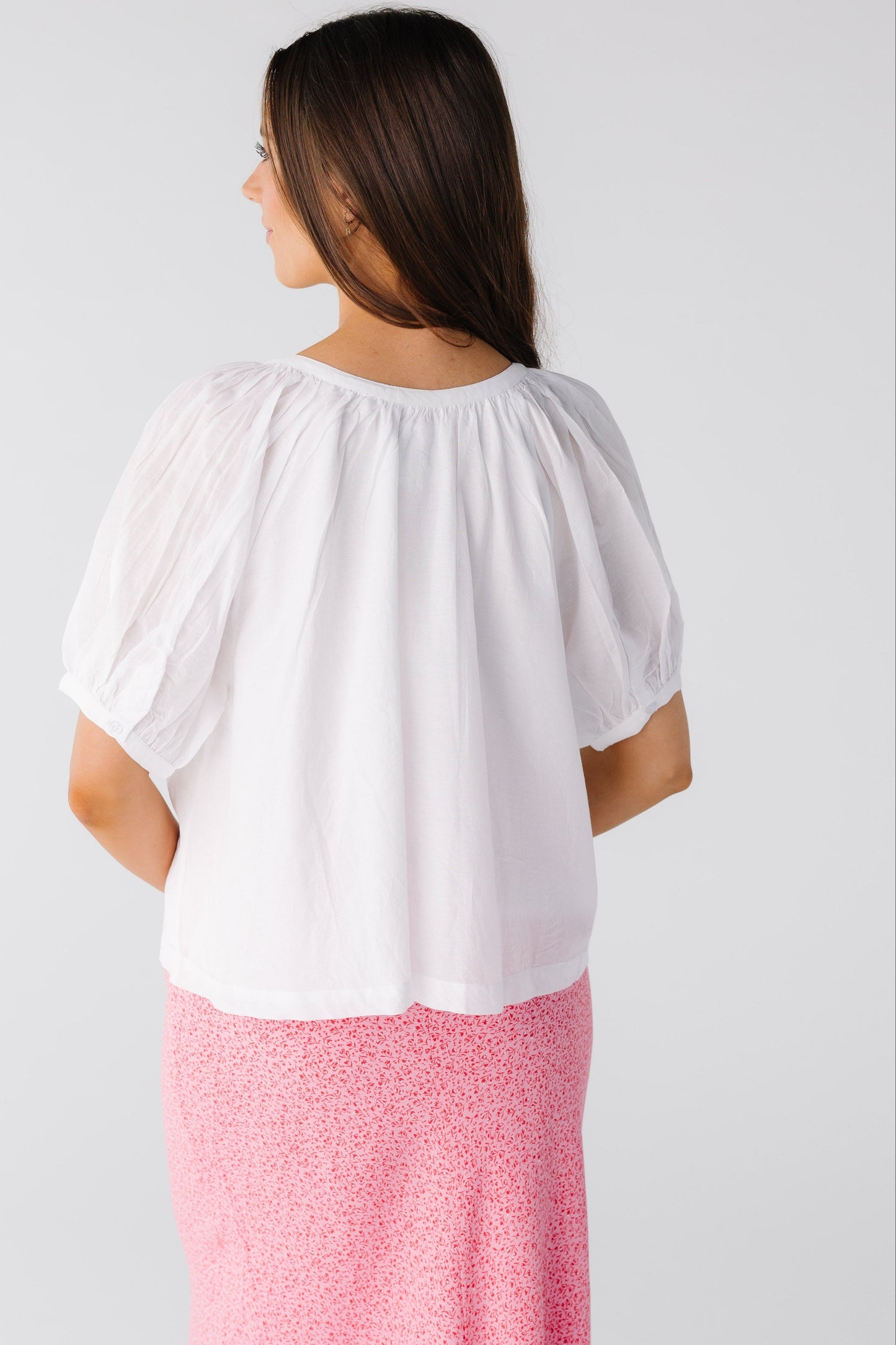 Citrus The Blooming Top - White WOMEN'S TOP Citrus