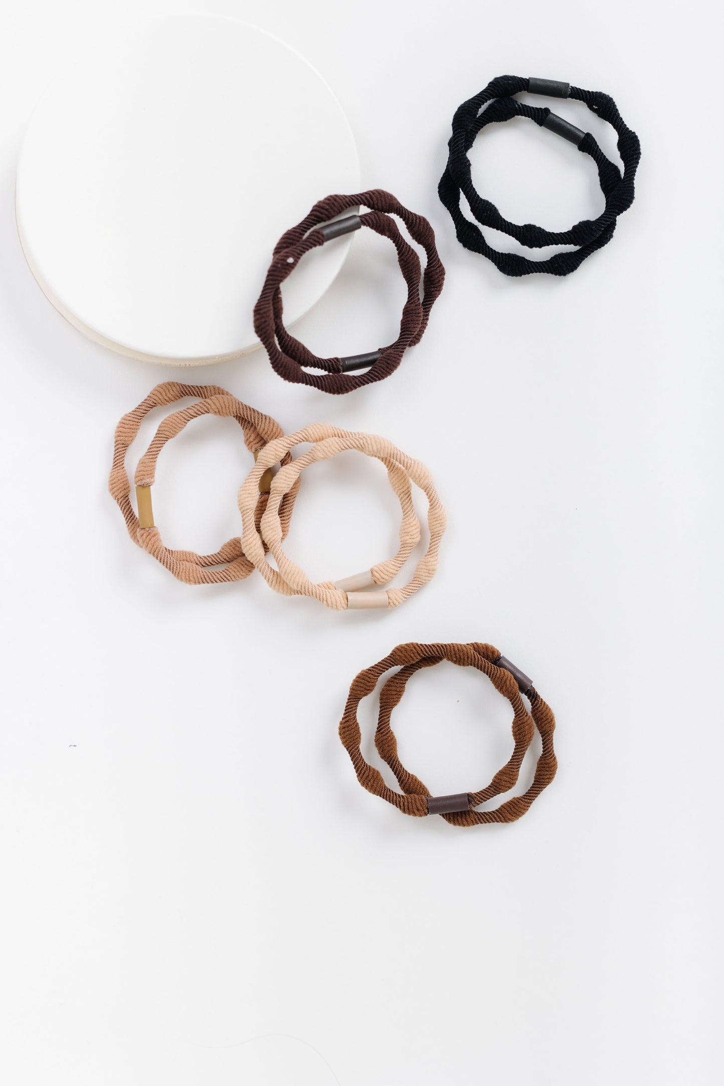 Cove Twisted Hair Elastic WOMEN'S HAIR ACCESSORY Cove Accessories Natural OS
