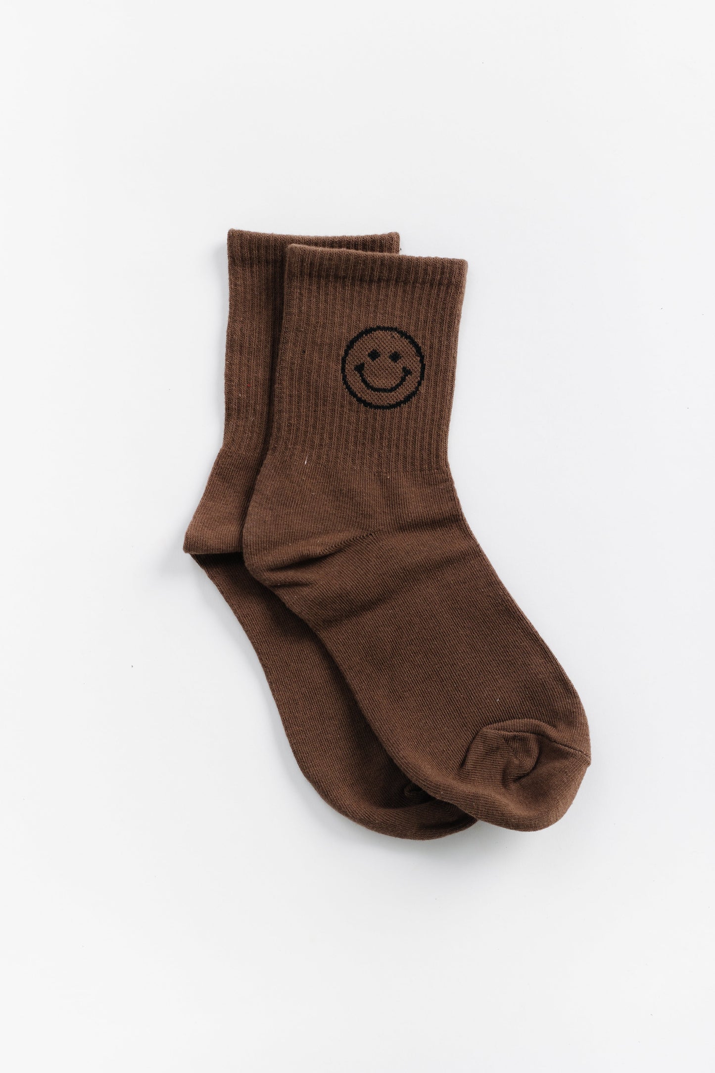 Cove Just Be Happy Socks WOMEN'S SOCKS Cove Accessories Brown OS