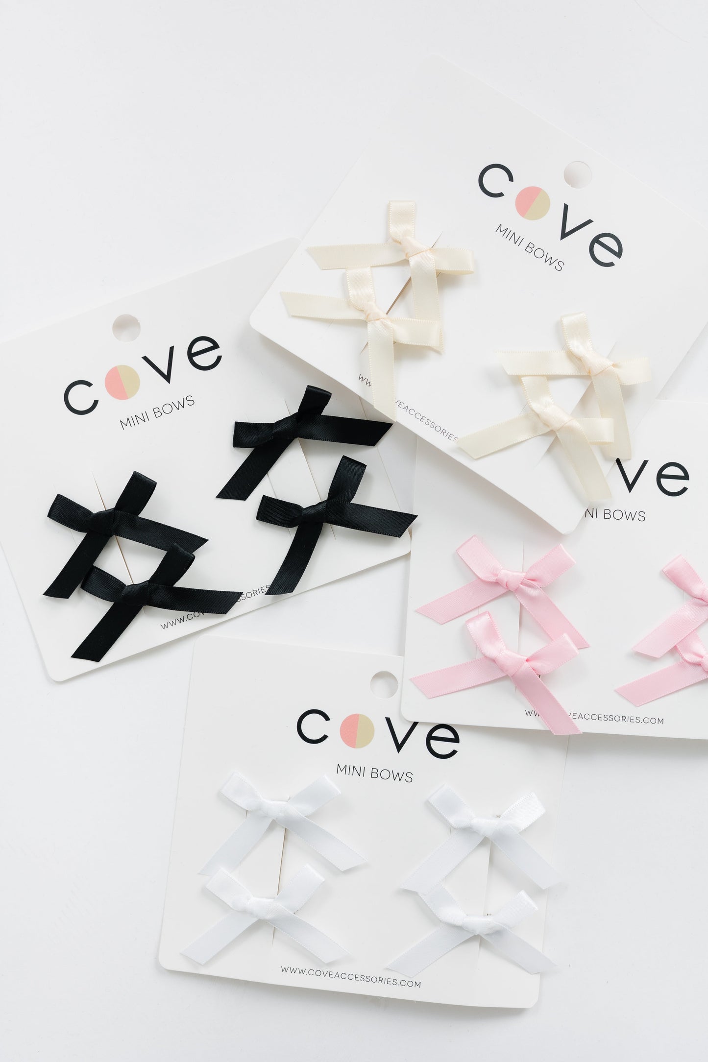 Cove Mini Hair Bows (4) WOMEN'S HAIR ACCESSORY Cove Accessories 