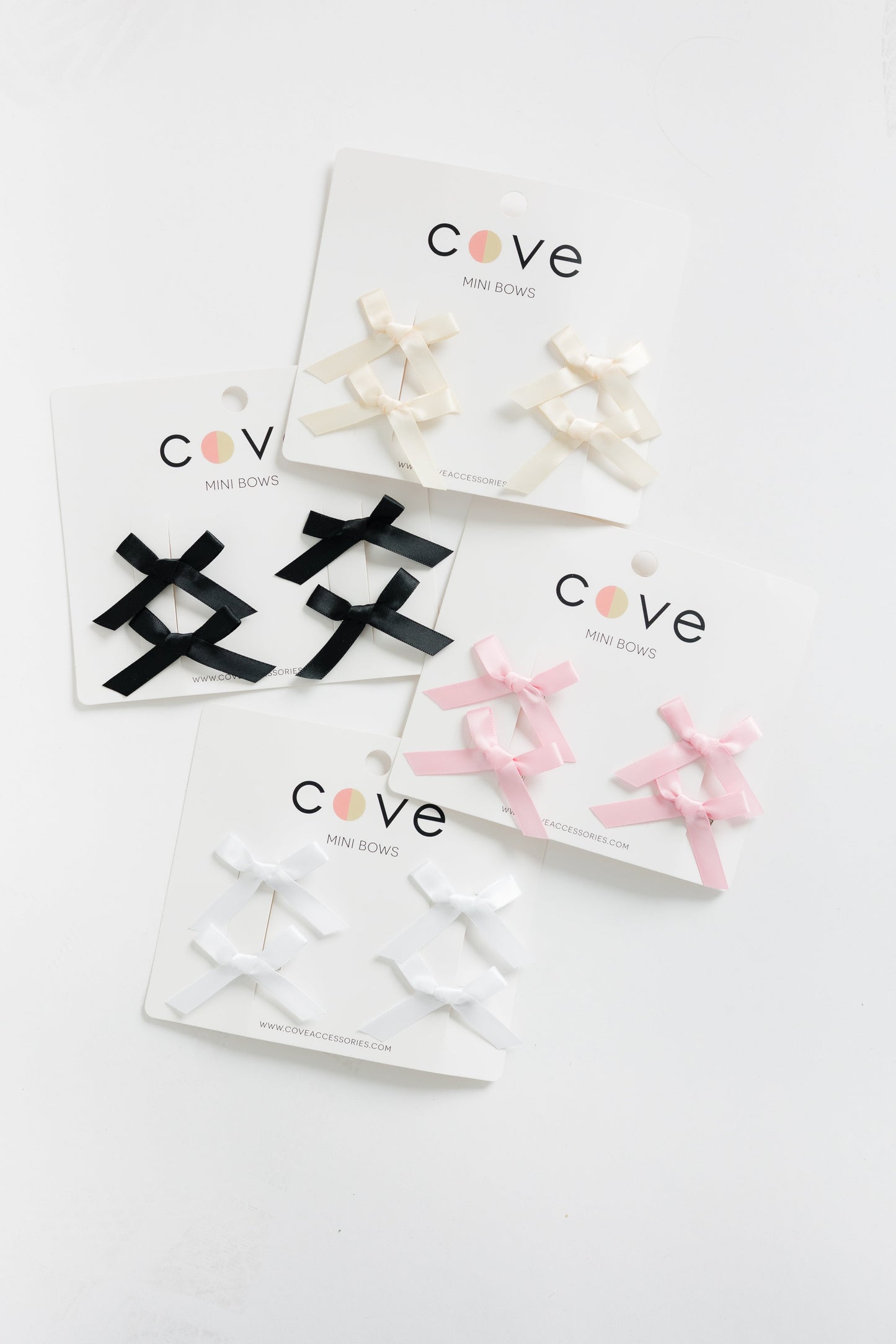 Cove Mini Hair Bows (4) WOMEN'S HAIR ACCESSORY Cove Accessories