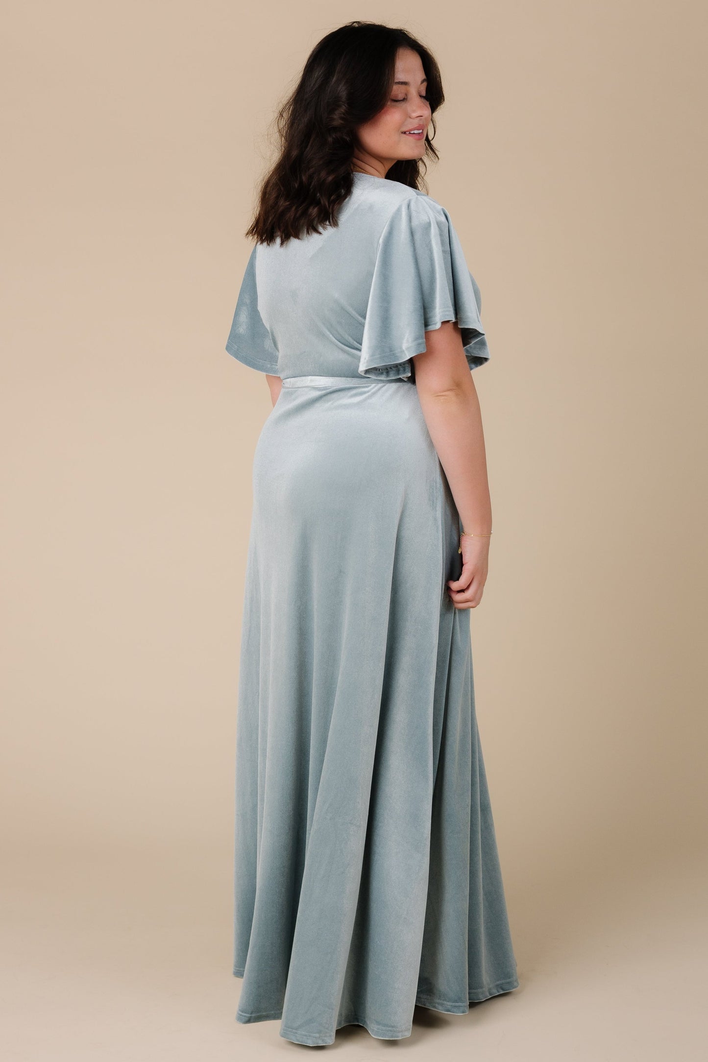 Naples Velvet Maxi Dress WOMEN'S DRESS brass & roe