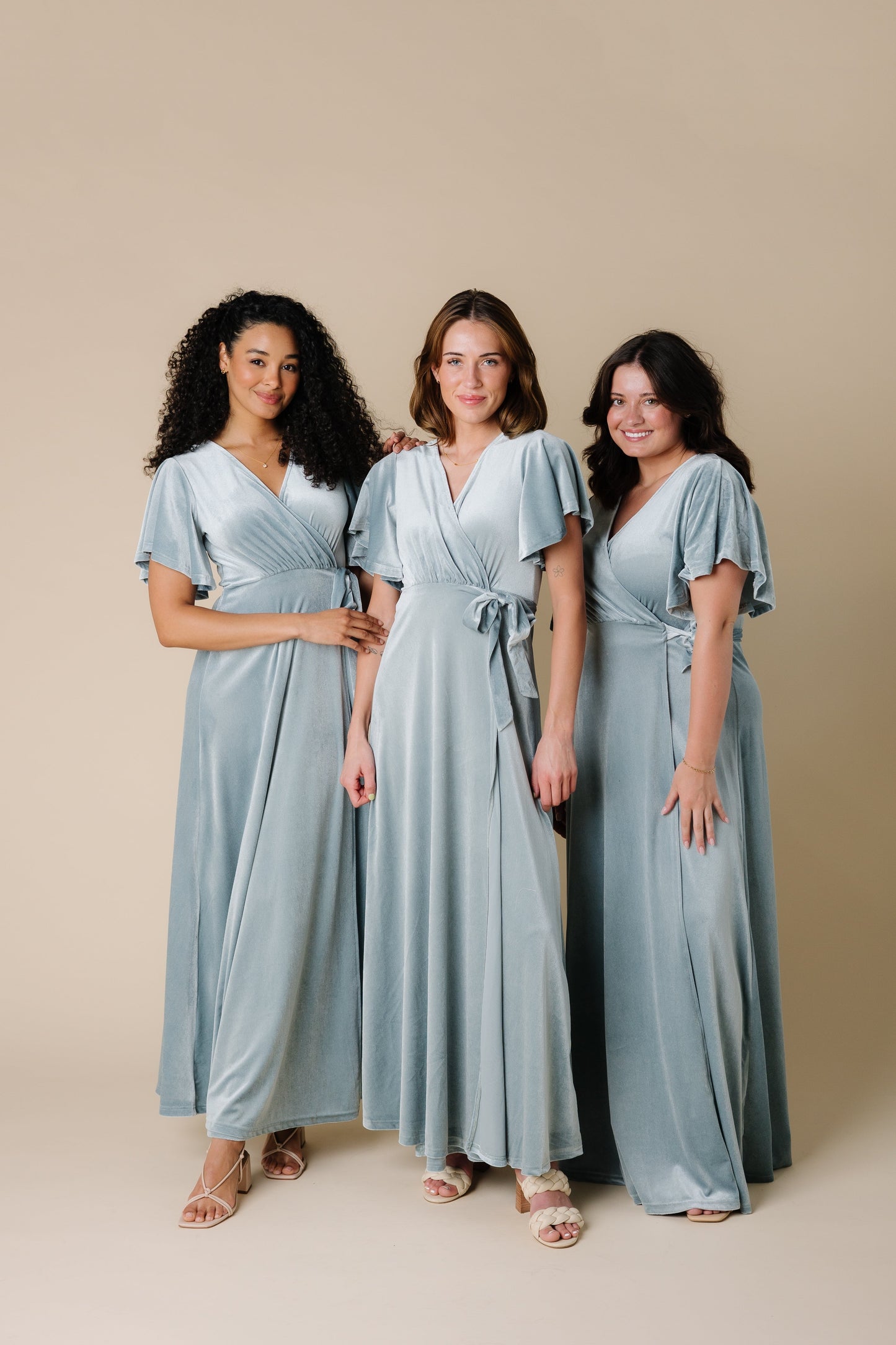 Naples Velvet Maxi Dress WOMEN'S DRESS brass & roe