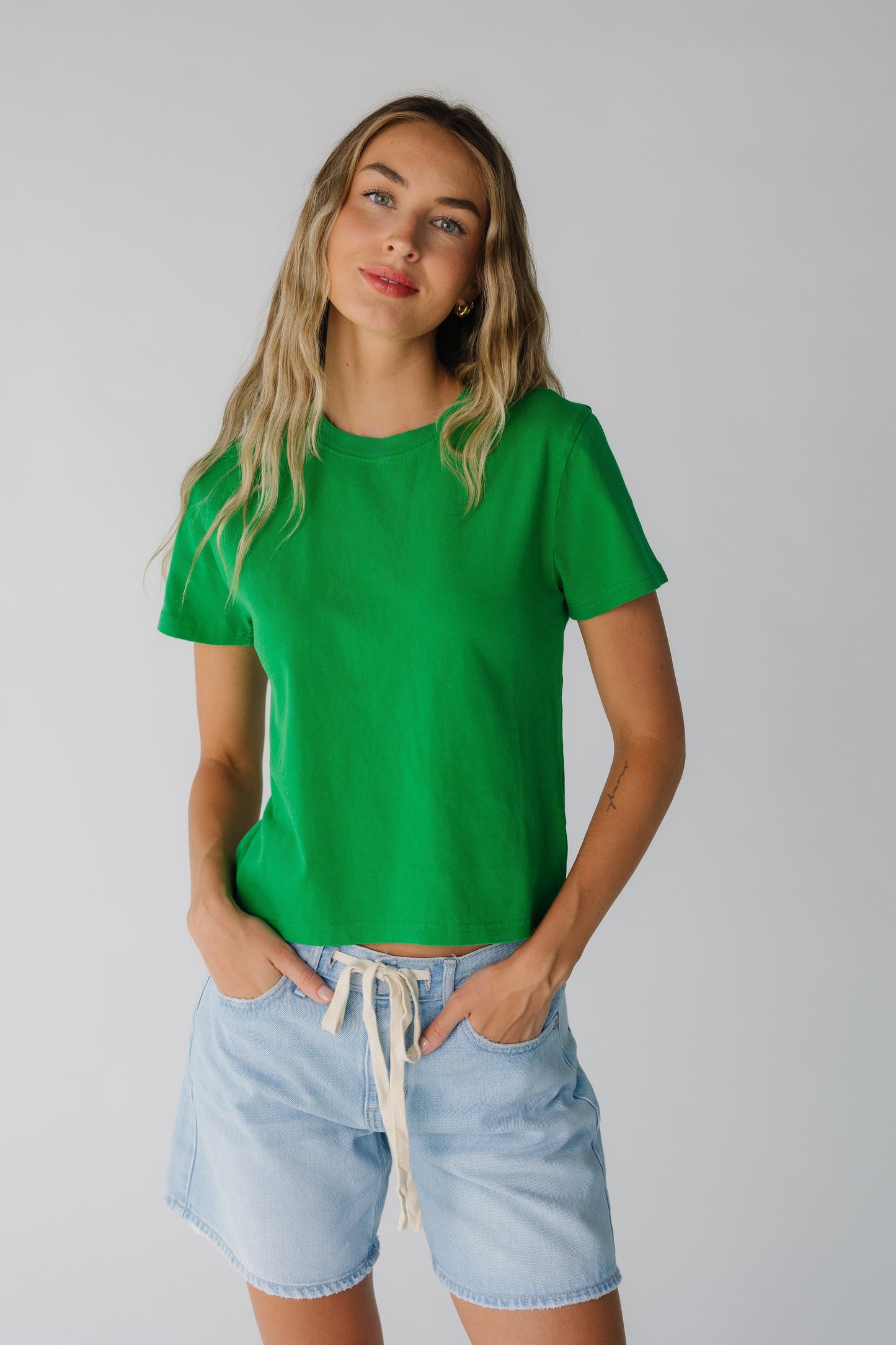 The Blank Tee WOMEN'S T-SHIRT The Blank Lab Tennis Green S